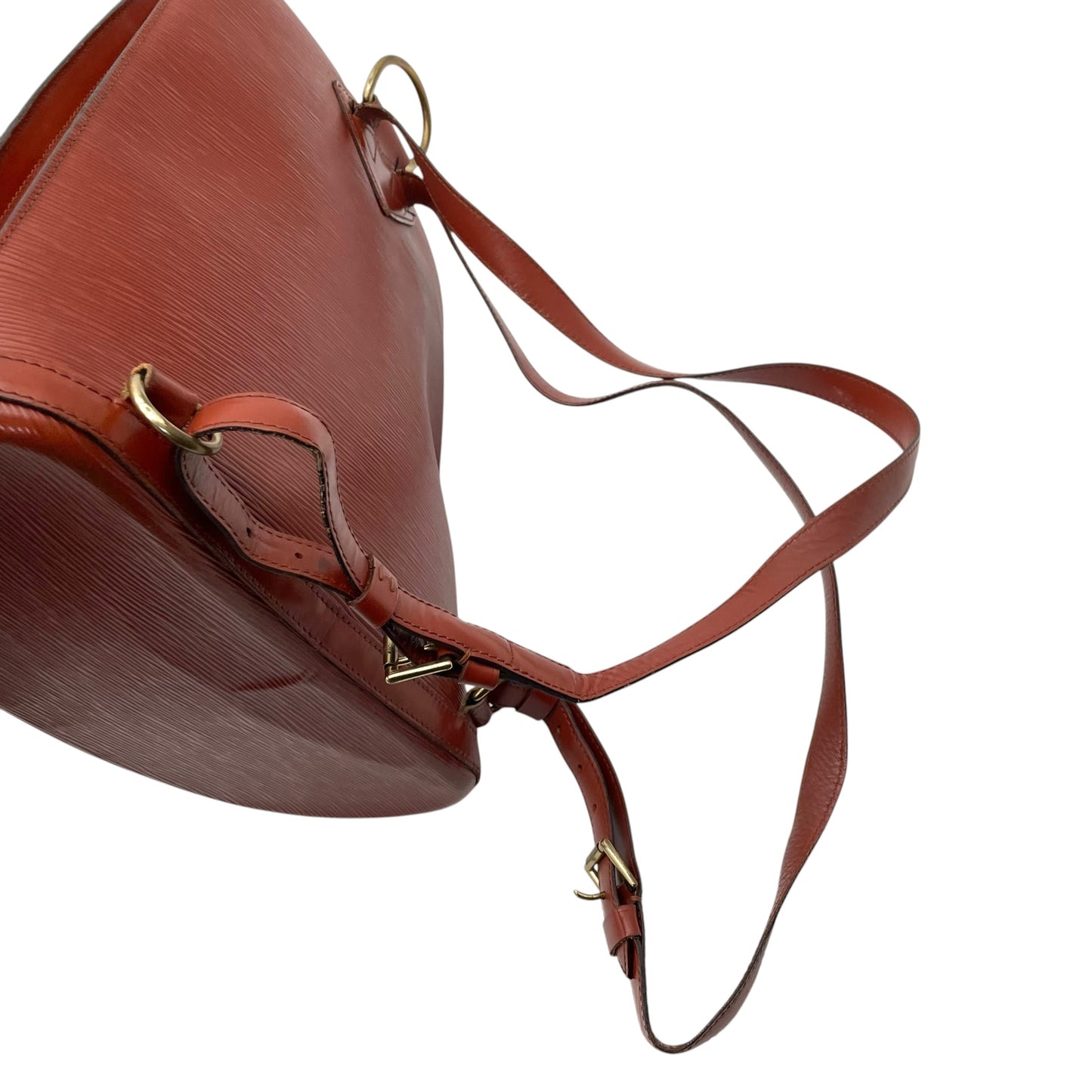 ルイヴィトン Louis Vuitton エピ ゴブラン リュックサック デイパック バックパック バッグ カバン 鞄 レザー ブラウン ケニアブラウン 茶系 ゴールド金具 レディース 女性 通勤 通学 人気 定番 M52293 U6
