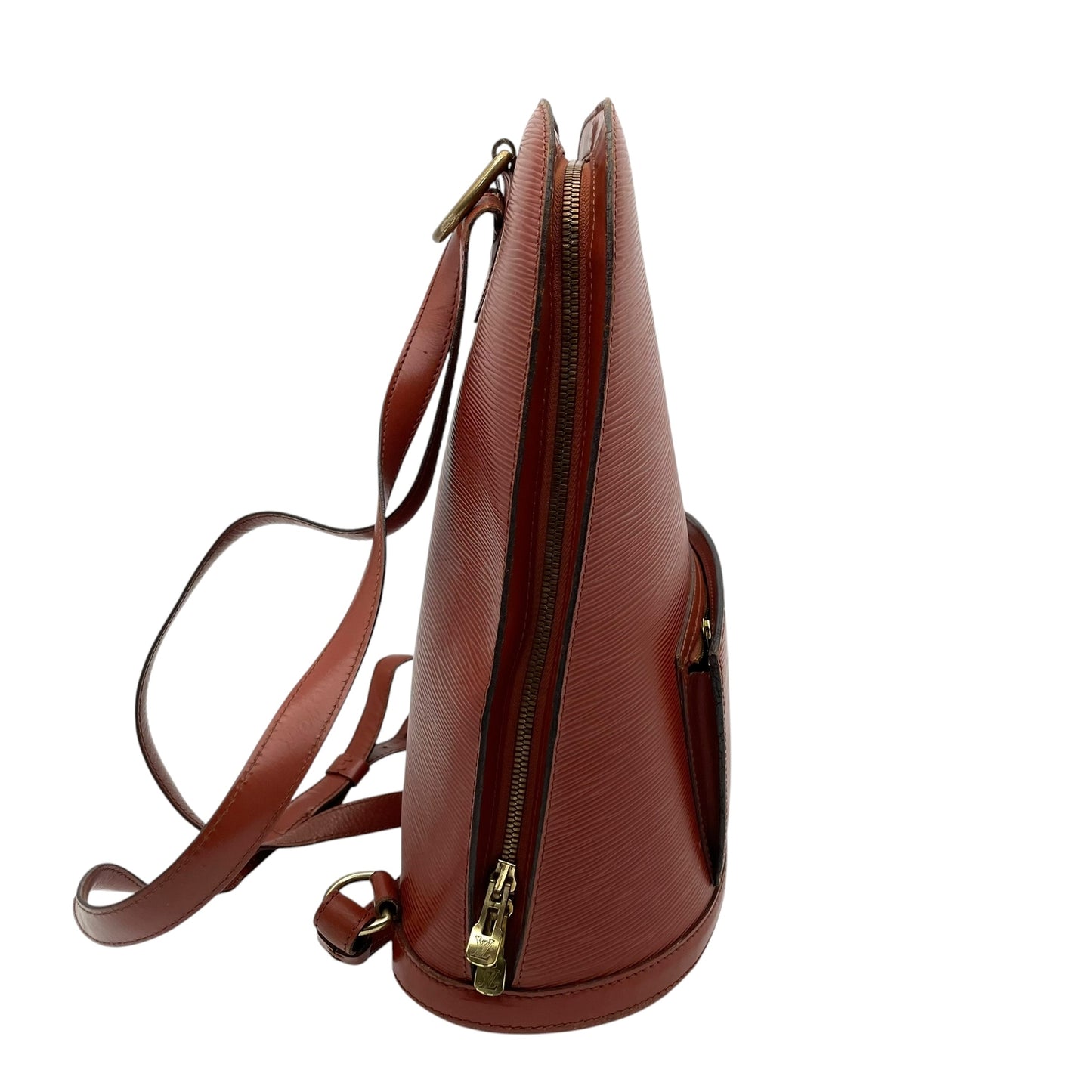ルイヴィトン Louis Vuitton エピ ゴブラン リュックサック デイパック バックパック バッグ カバン 鞄 レザー ブラウン ケニアブラウン 茶系 ゴールド金具 レディース 女性 通勤 通学 人気 定番 M52293 U6