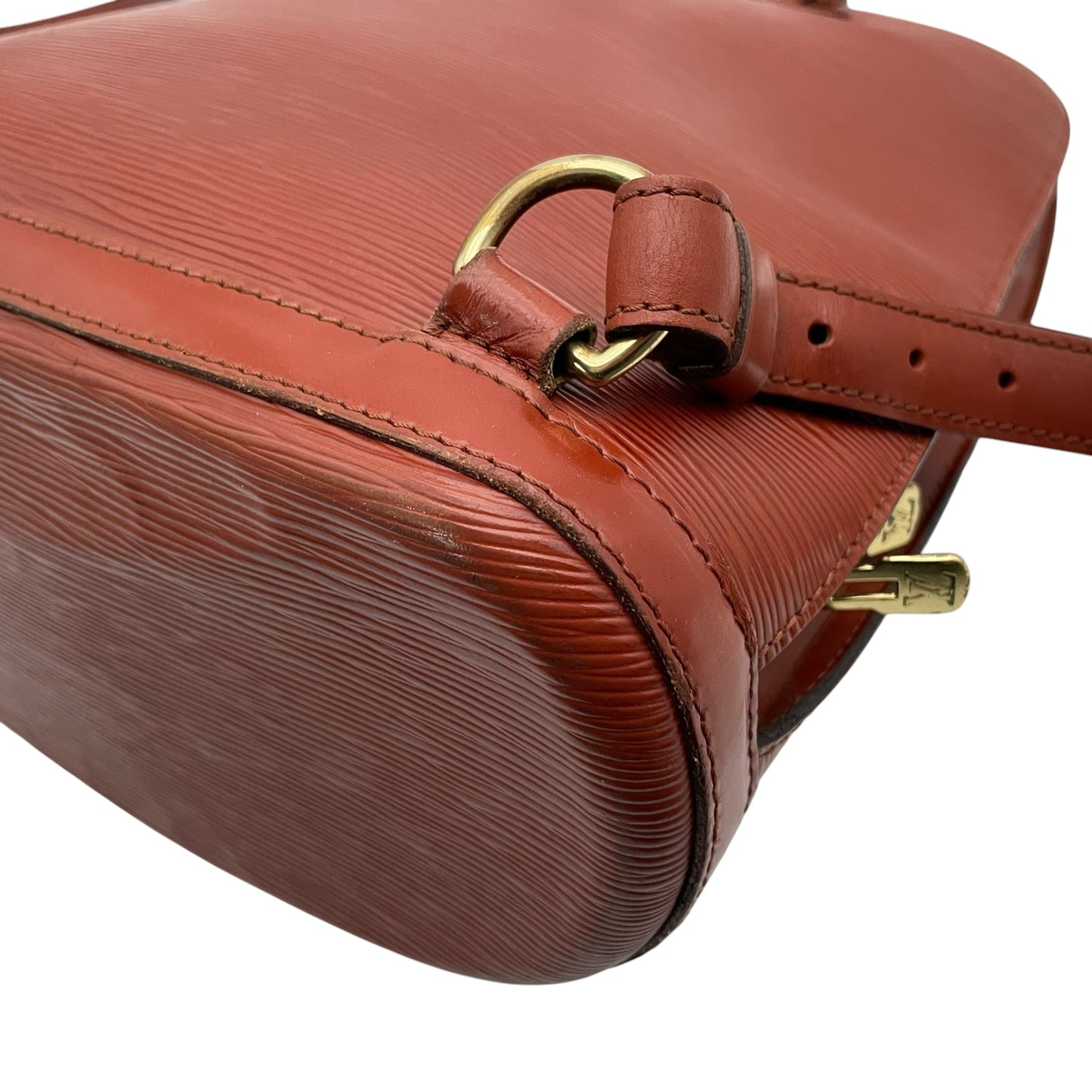 ルイヴィトン Louis Vuitton エピ ゴブラン リュックサック デイパック バックパック バッグ カバン 鞄 レザー ブラウン ケニアブラウン 茶系 ゴールド金具 レディース 女性 通勤 通学 人気 定番 M52293 U6