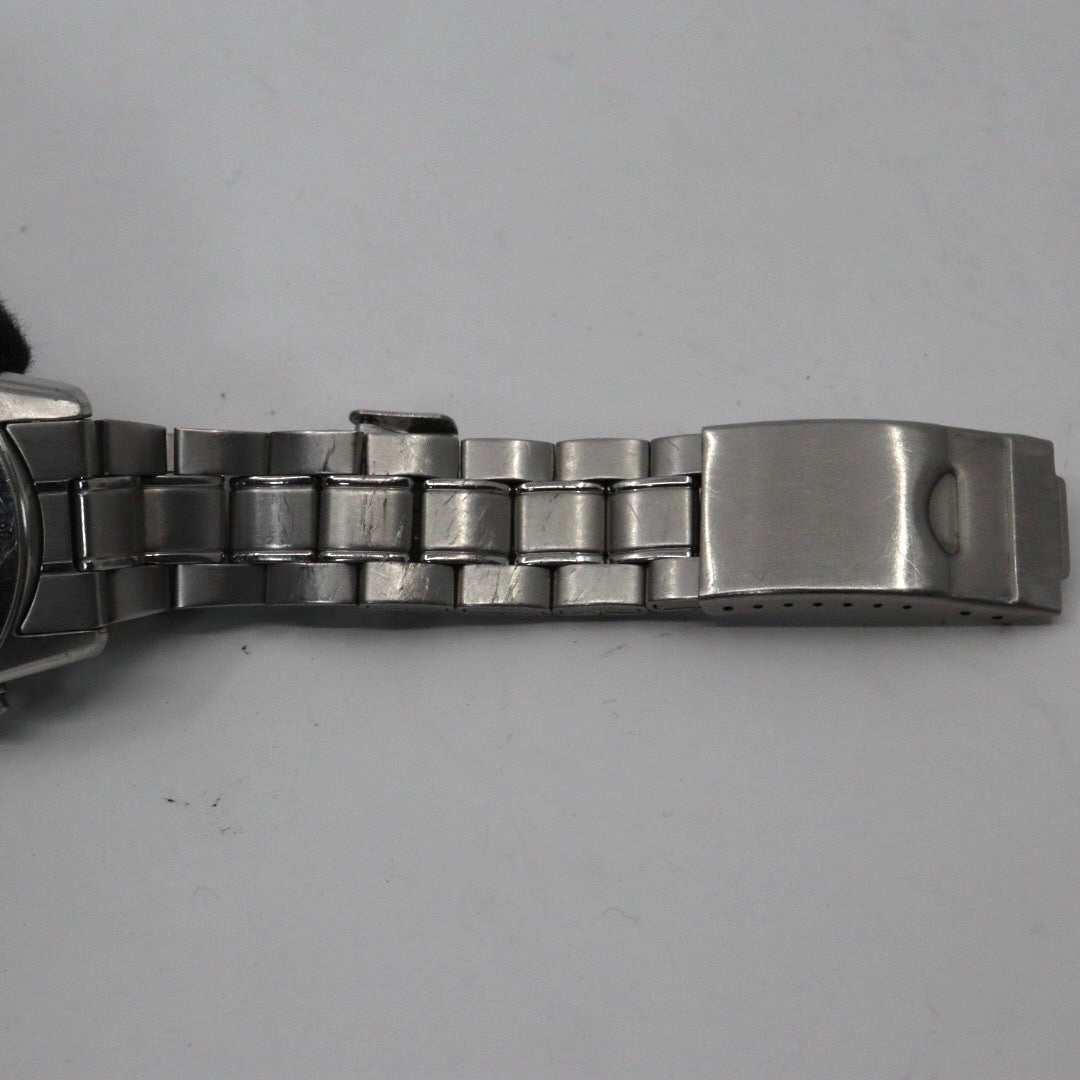 SEIKO セイコー スピリット クロノグラフ メンズ 腕時計 ステンレススチール ブラックダイヤル タキメーター クオーツ ビジネス カジュアル G13