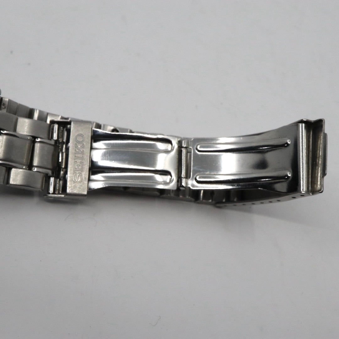 SEIKO セイコー スピリット クロノグラフ メンズ 腕時計 ステンレススチール ブラックダイヤル タキメーター クオーツ ビジネス カジュアル G13