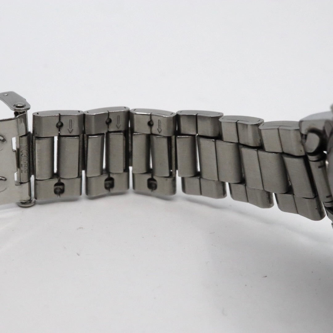 SEIKO セイコー スピリット クロノグラフ メンズ 腕時計 ステンレススチール ブラックダイヤル タキメーター クオーツ ビジネス カジュアル G13