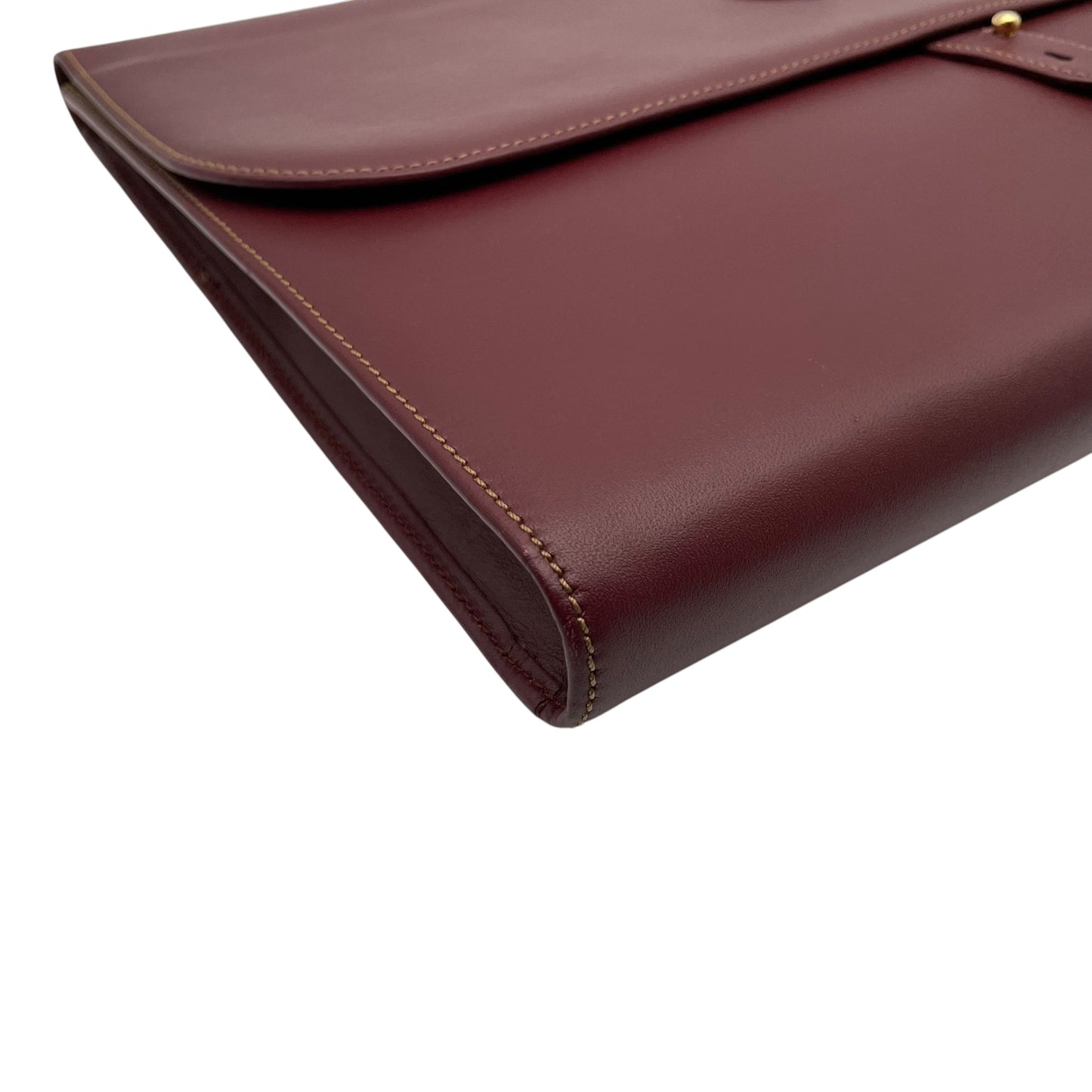 カルティエ Cartier マストライン クラッチバッグ セカンドバッグ ハンドバッグ レザー 本革 ボルドー ワインレッド ゴールド金具 ロゴプレート エレガント クラシック レトロ フォーマル メンズ レディース ユニセックス 人気 C1