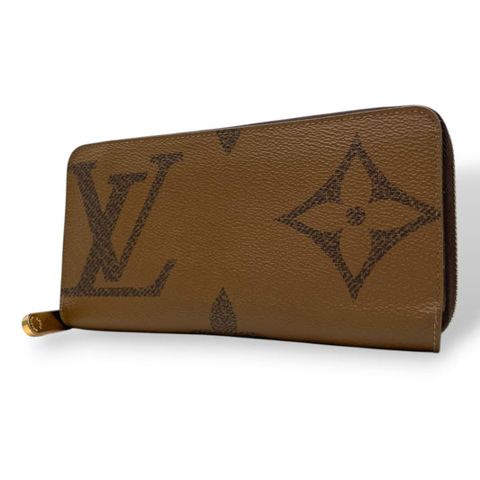Louis Vuitton ルイ・ヴィトン ジッピーウォレット M69353 モノグラム ジャイアント リバース ラウンドファスナー 長財布 ブラウン