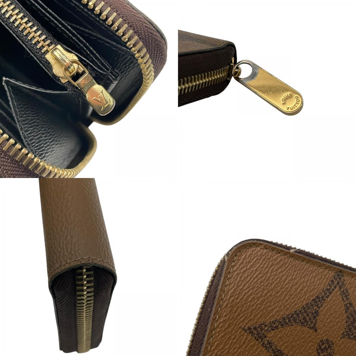 Louis Vuitton ルイ・ヴィトン ジッピーウォレット M69353 モノグラム ジャイアント リバース ラウンドファスナー 長財布 ブラウン