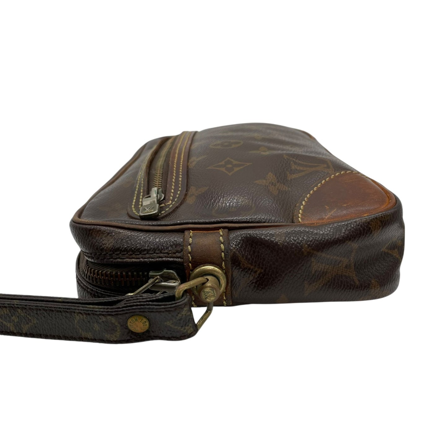 Louis Vuitton ルイヴィトン モノグラム マルリードラゴンヌGM クラッチバッグ セカンドバッグ M51825 ブラウン ゴールド金具 メンズ C6