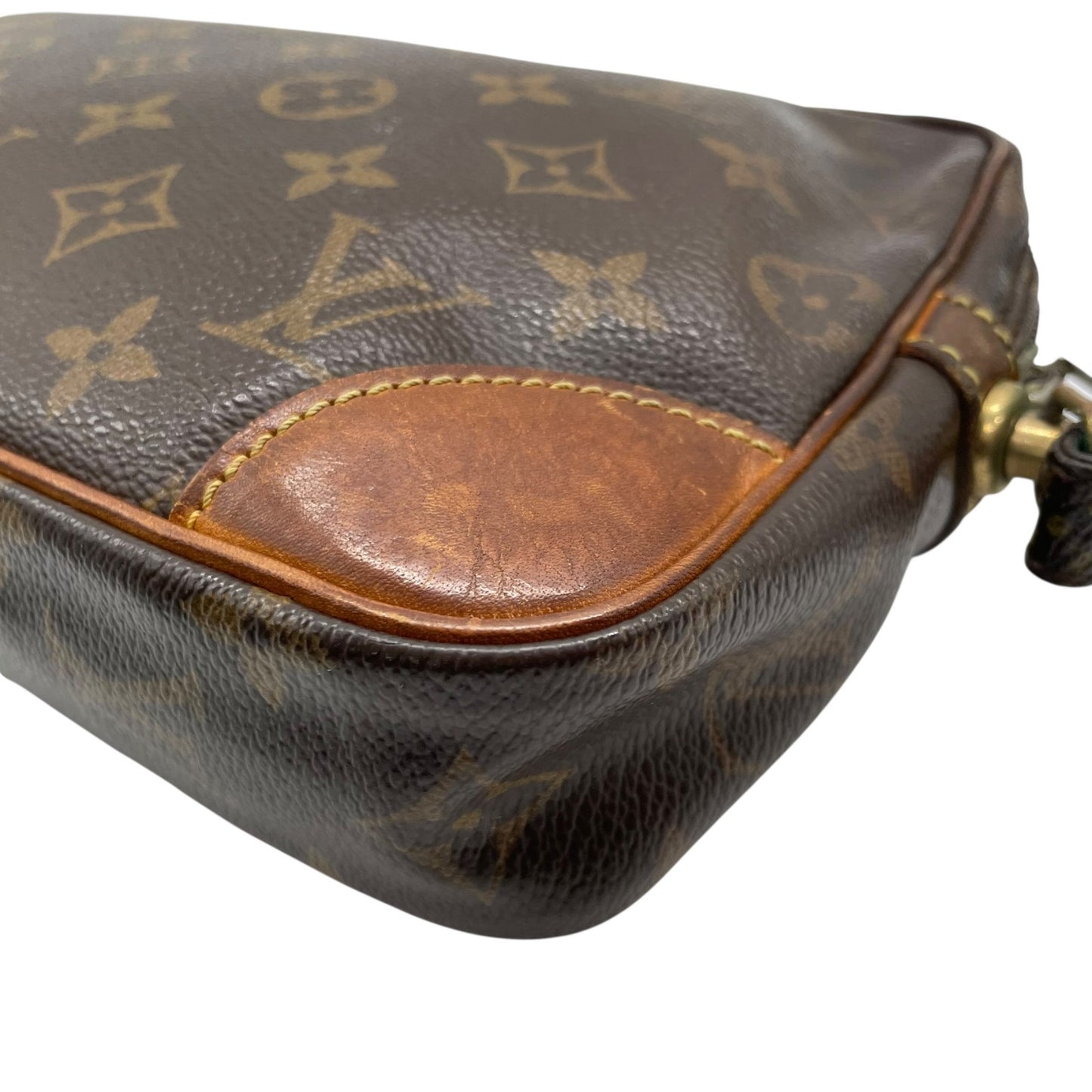 Louis Vuitton ルイヴィトン モノグラム マルリードラゴンヌGM クラッチバッグ セカンドバッグ M51825 ブラウン ゴールド金具 メンズ C6