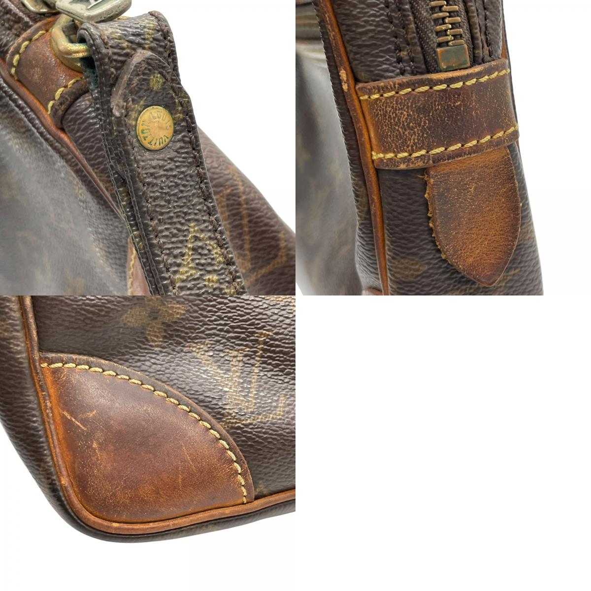 Louis Vuitton ルイヴィトン モノグラム マルリードラゴンヌGM クラッチバッグ セカンドバッグ M51825 ブラウン ゴールド金具 メンズ C6