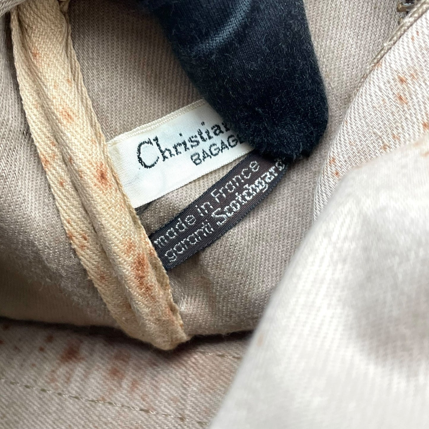 美品 クリスチャン ディオール Christian Dior トロッター ミニ ボストン バッグ ハンドバッグ キャンバス レザー 本革 ベージュ ブラウン ヴィンテージ オールド レトロ クラシック エレガント レディース 自立可 手提げ 鞄 K13