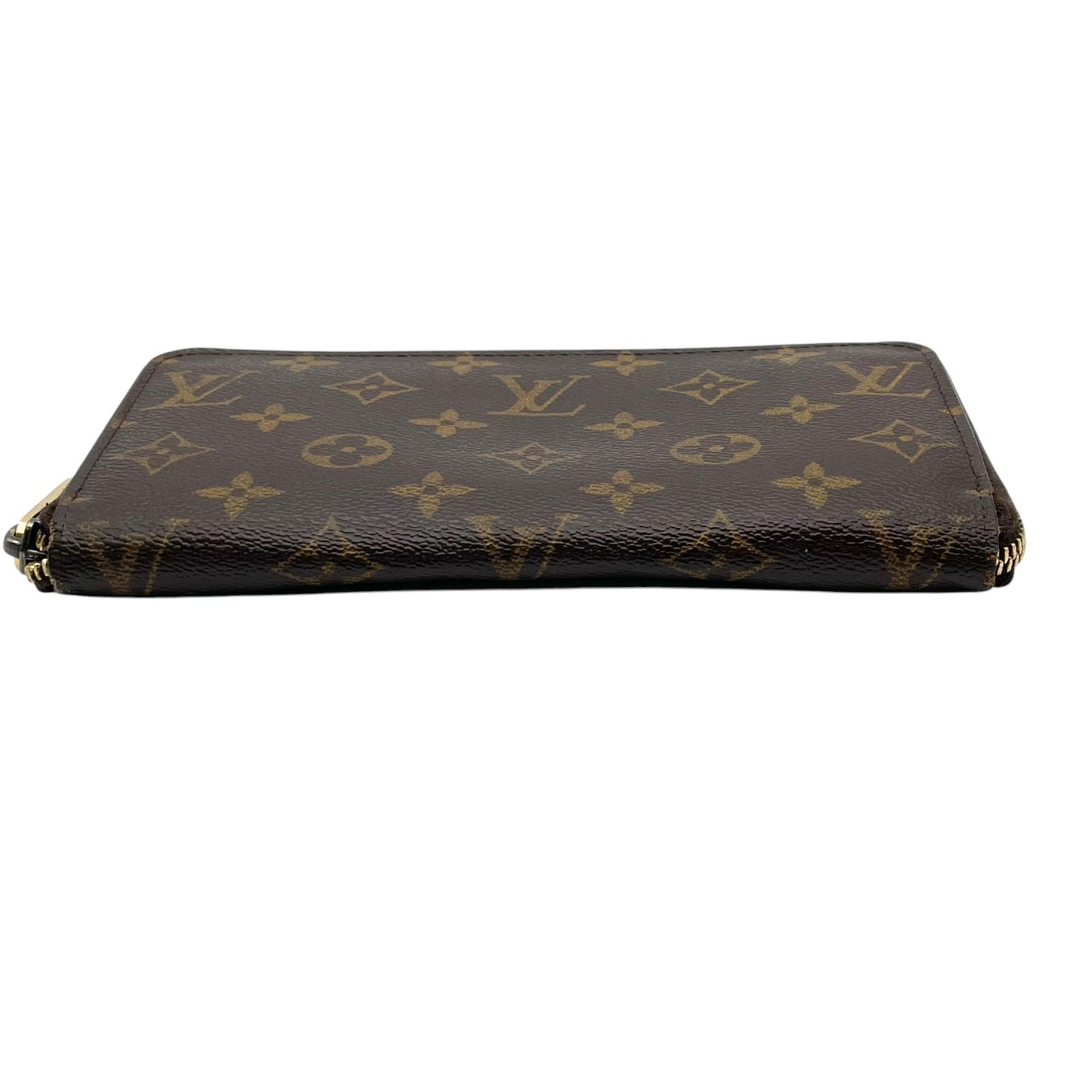 ルイ・ヴィトン LOUIS VUITTON モノグラム ジッピーウォレット 長財布 ラウンドファスナー PVC レザー ブラウン 茶 ゴールド金具 メンズ レディース ユニセックス 定番 人気 収納力抜群 エレガント 上品 普段使い W5