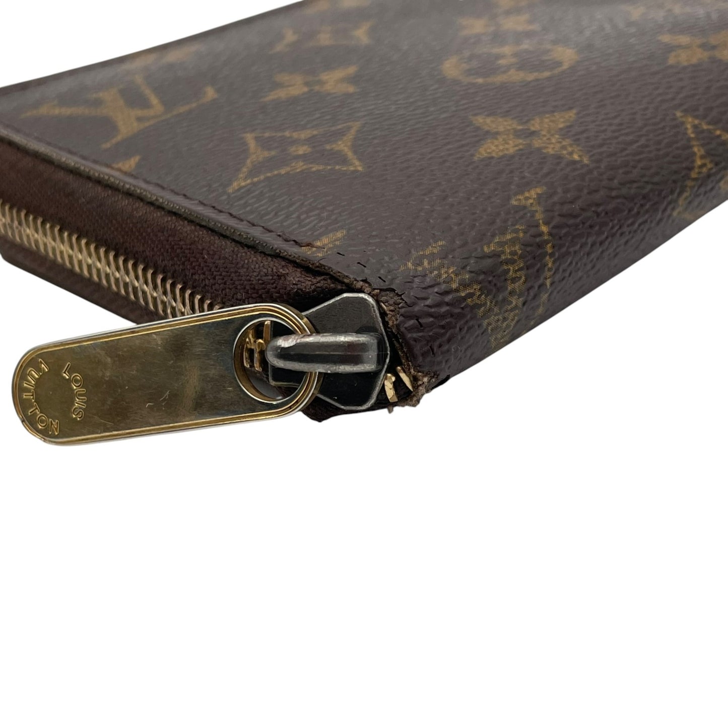 ルイ・ヴィトン LOUIS VUITTON モノグラム ジッピーウォレット 長財布 ラウンドファスナー PVC レザー ブラウン 茶 ゴールド金具 メンズ レディース ユニセックス 定番 人気 収納力抜群 エレガント 上品 普段使い W5