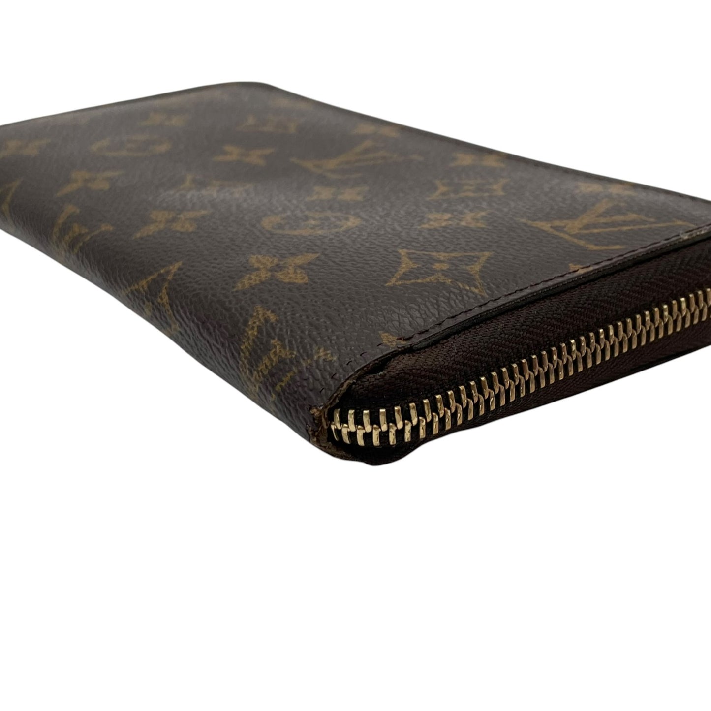 ルイ・ヴィトン LOUIS VUITTON モノグラム ジッピーウォレット 長財布 ラウンドファスナー PVC レザー ブラウン 茶 ゴールド金具 メンズ レディース ユニセックス 定番 人気 収納力抜群 エレガント 上品 普段使い W5