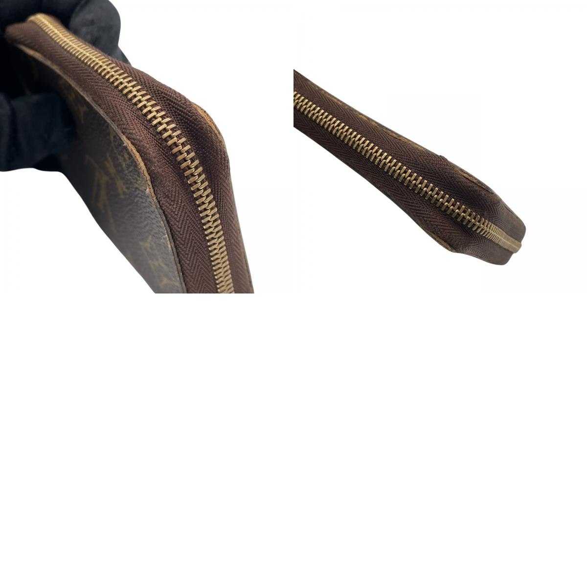 【良品】 ルイ・ヴィトン LOUIS VUITTON モノグラム ジッピーコインパース コインケース 小銭入れ 財布 ラウンドファスナー PVC レザー ブラウン 茶 ゴールド金具 メンズ レディース ユニセックス 定番 人気 コンパクト W5