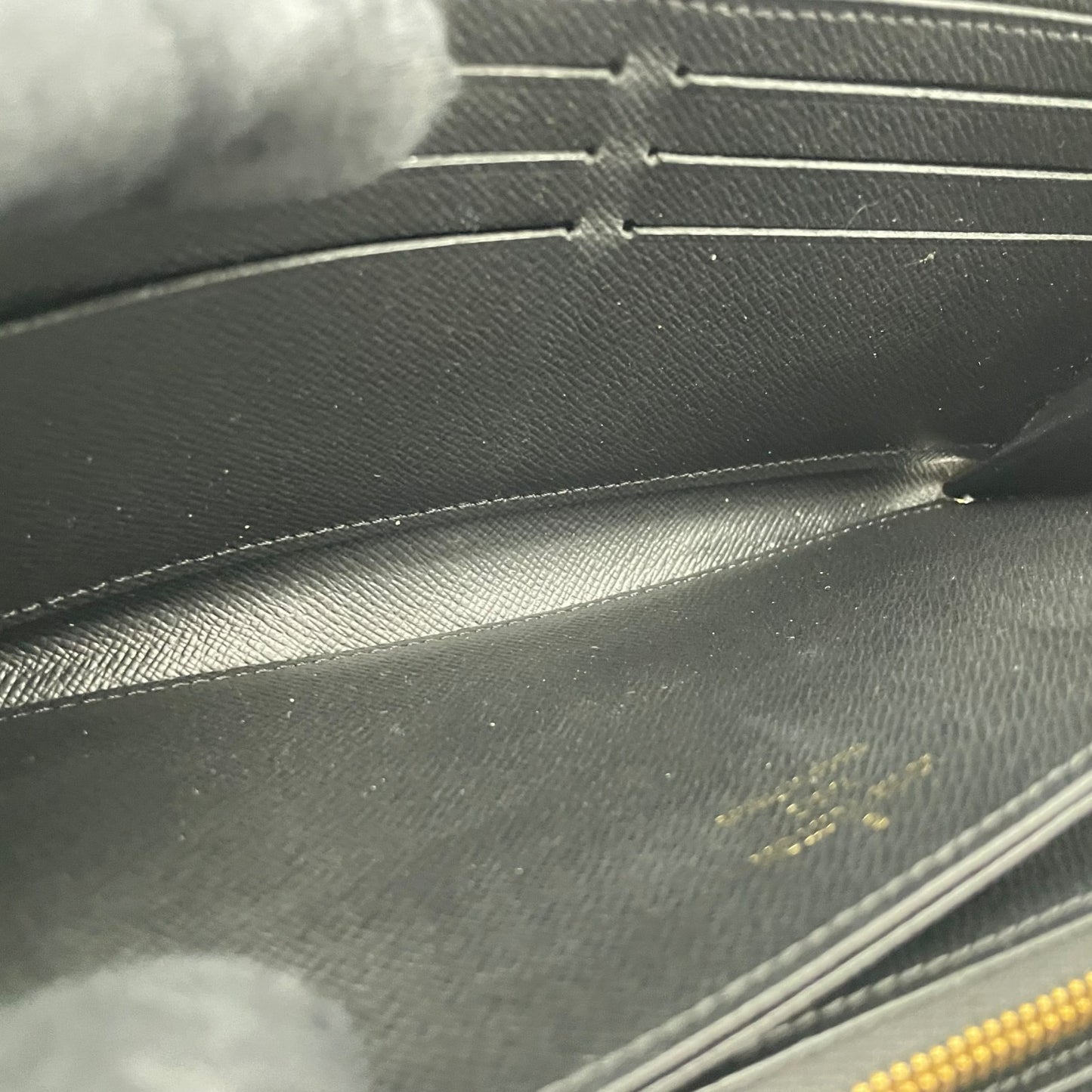 美品 Louis Vuitton ルイ・ヴィトン RFID ICチップ ジッピーウォレット M69353 モノグラム ジャイアント リバース ラウンドファスナー 長財布 茶色 ブラウン