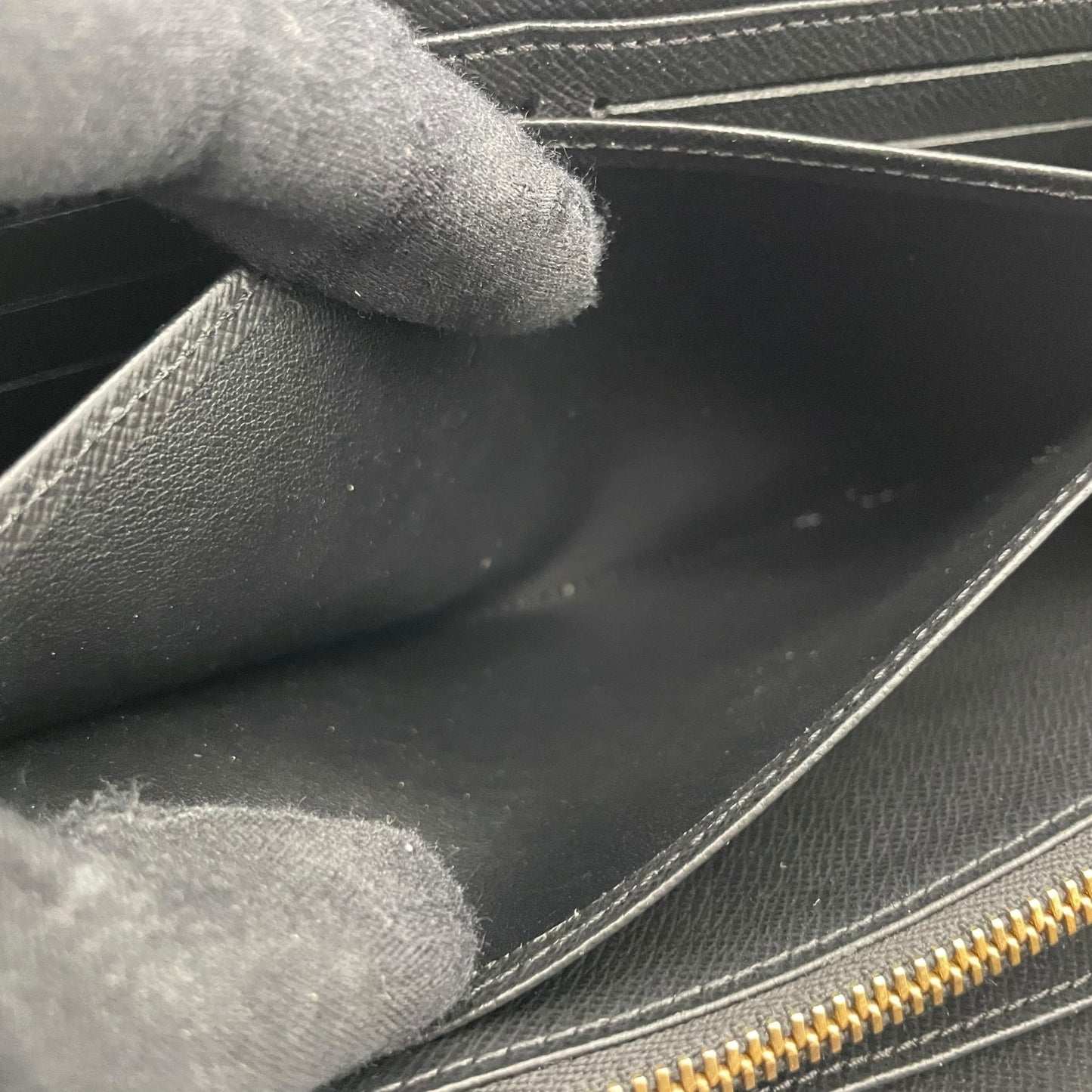 美品 Louis Vuitton ルイ・ヴィトン RFID ICチップ ジッピーウォレット M69353 モノグラム ジャイアント リバース ラウンドファスナー 長財布 茶色 ブラウン