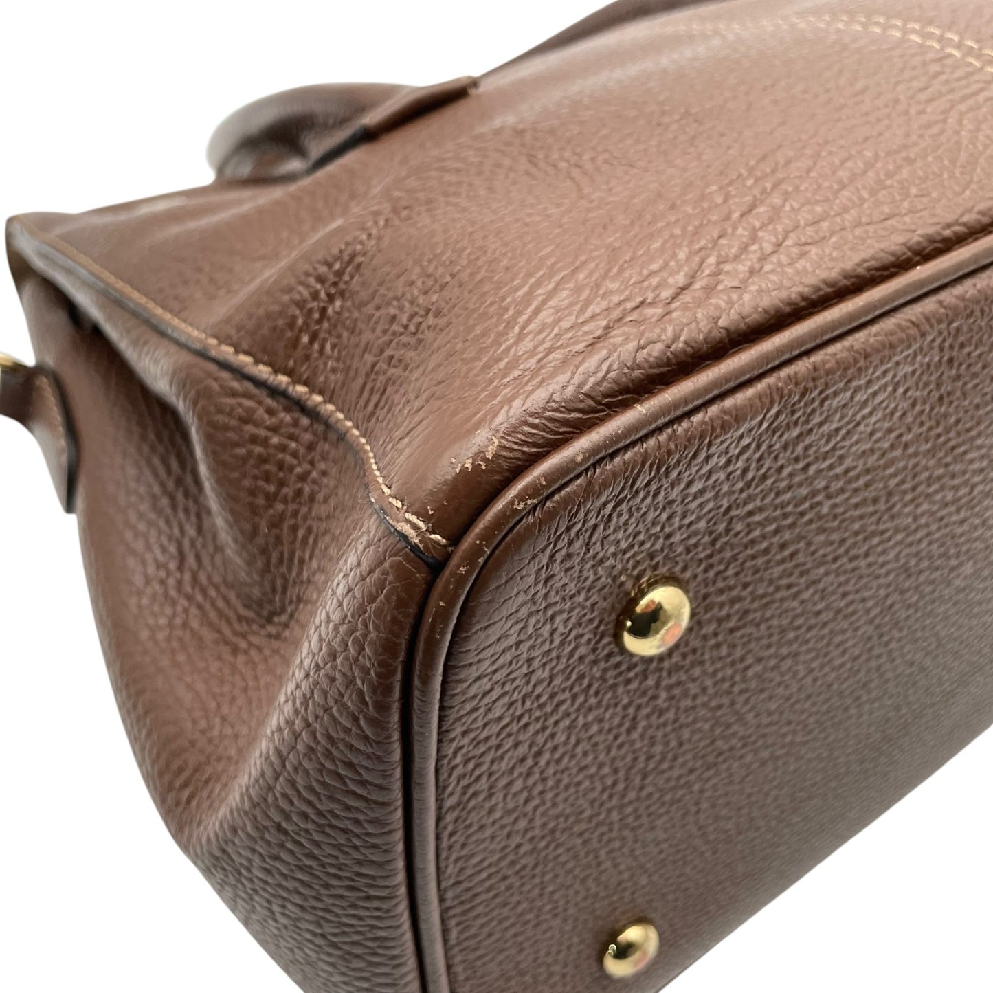 IACUCCI イアクッチ バッグ ハンドバッグ ショルダーバッグ 2WAY 手提げ 肩掛け 斜め掛け 本革 シボレザー ブラウン 茶系 ゴールド金具 エレガント クラシック スタイリッシュ カジュアル 上品 お出かけ デイリー レディース K1