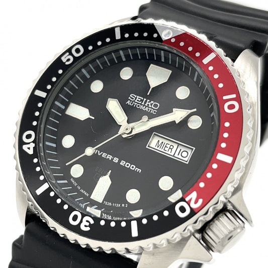 美品 稼働 ヴィンテージ SEIKO DIVERS メンズ 腕時計 ダイバーズ 200m SCUBA DIVERS 自動巻き デイデイト 7S26-7039 ダイバーズウォッチ G2