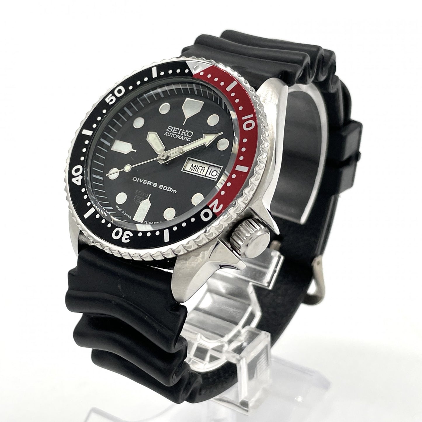 美品 稼働 ヴィンテージ SEIKO DIVERS メンズ 腕時計 ダイバーズ 200m SCUBA DIVERS 自動巻き デイデイト 7S26-7039 ダイバーズウォッチ G2