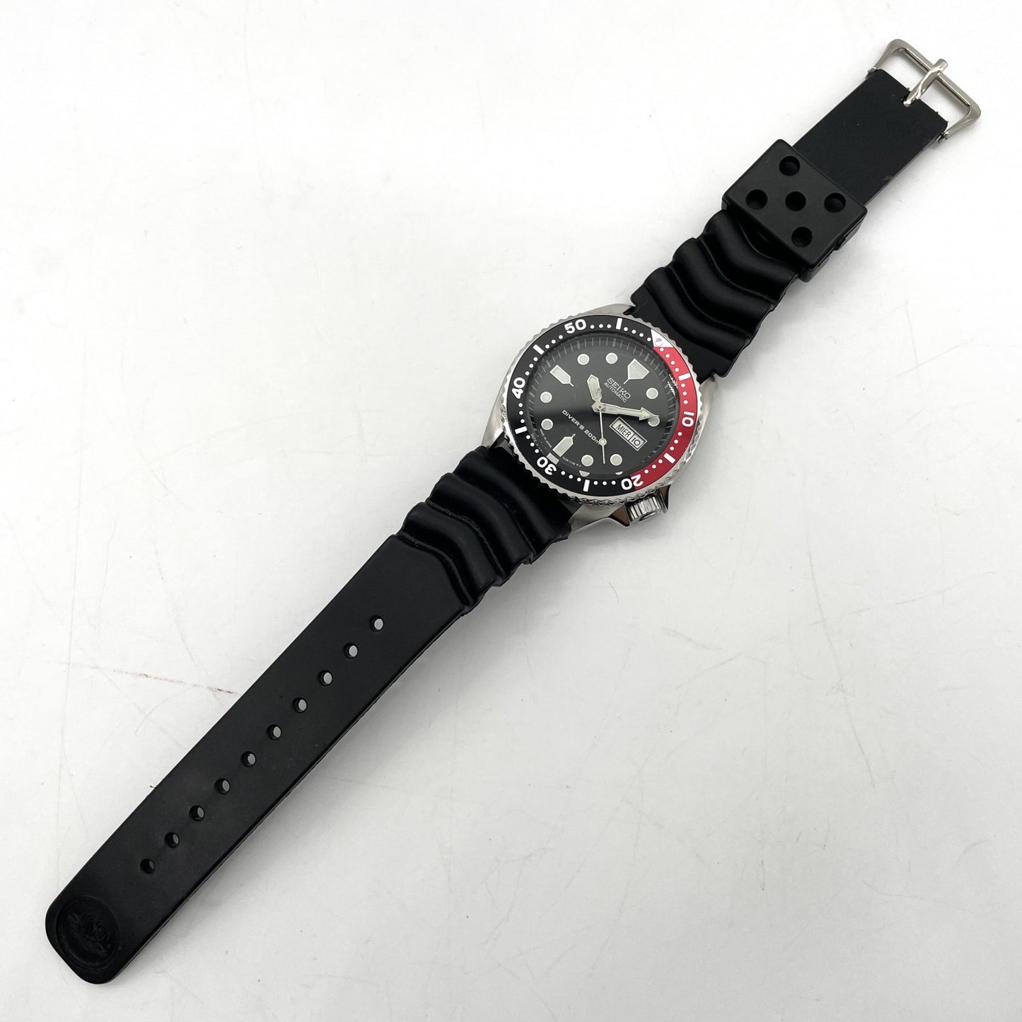 美品 稼働 ヴィンテージ SEIKO DIVERS メンズ 腕時計 ダイバーズ 200m SCUBA DIVERS 自動巻き デイデイト 7S26-7039 ダイバーズウォッチ G2