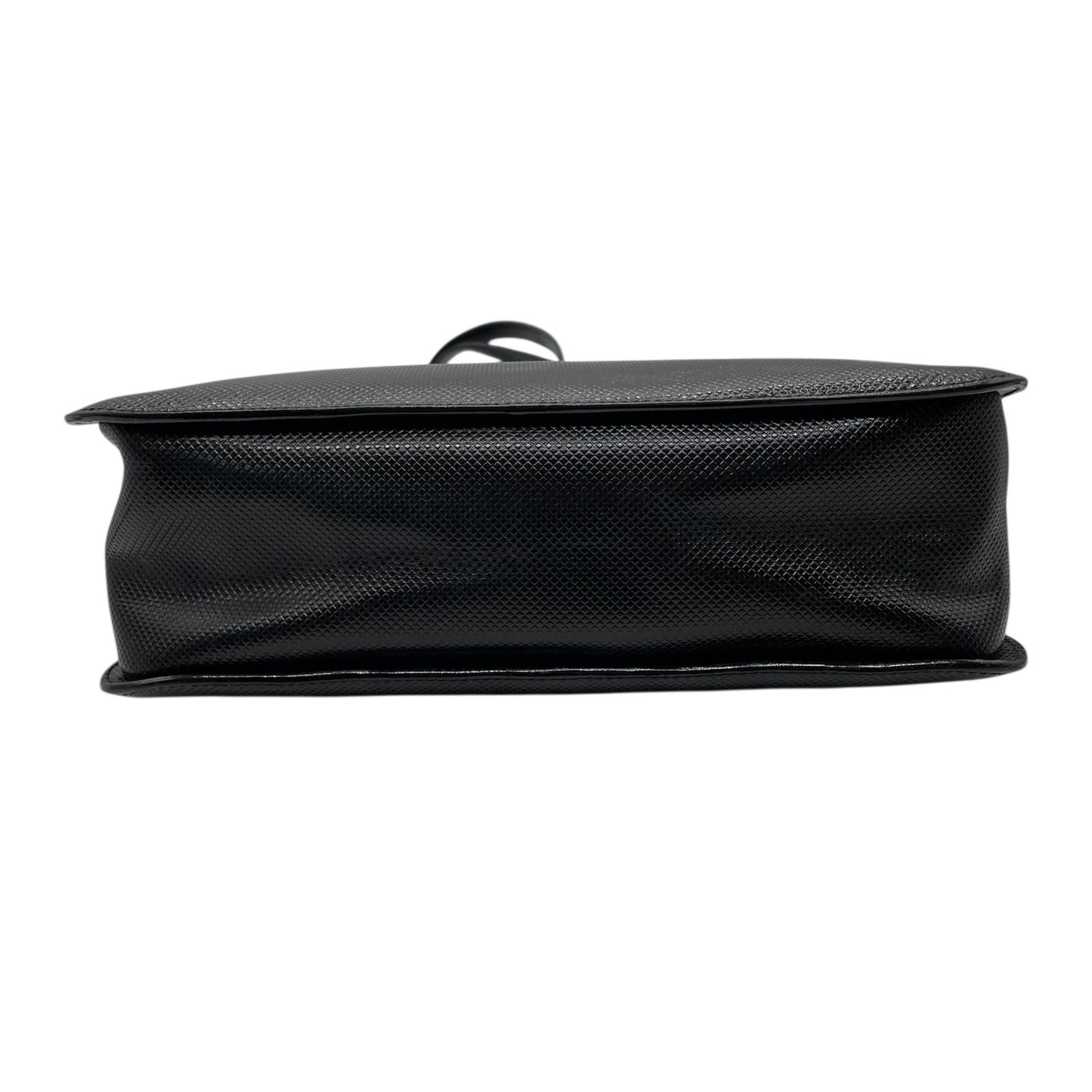 美品　Bottega Veneta ボッテガヴェネタ PVC トートバッグ ブラック シルバー金具 肩掛け可 シンプル レディース D2