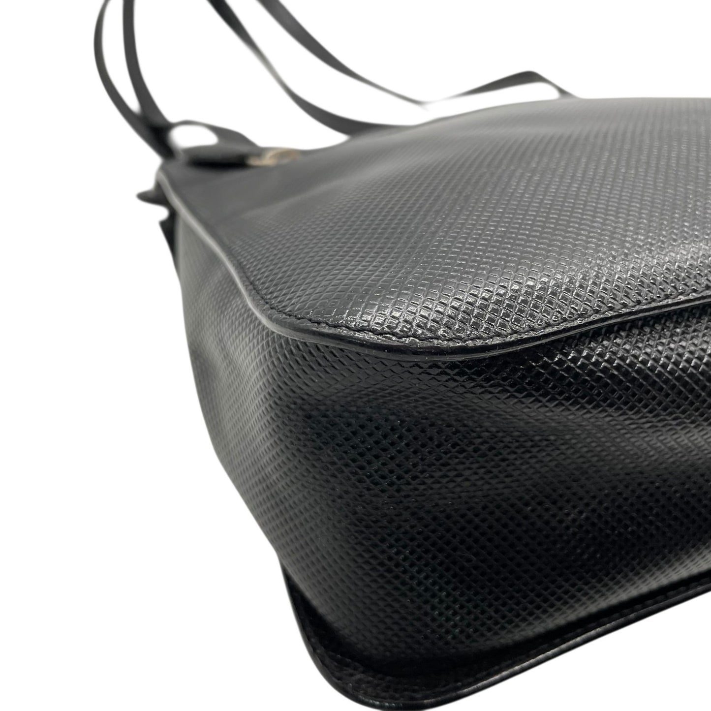 美品　Bottega Veneta ボッテガヴェネタ PVC トートバッグ ブラック シルバー金具 肩掛け可 シンプル レディース D2