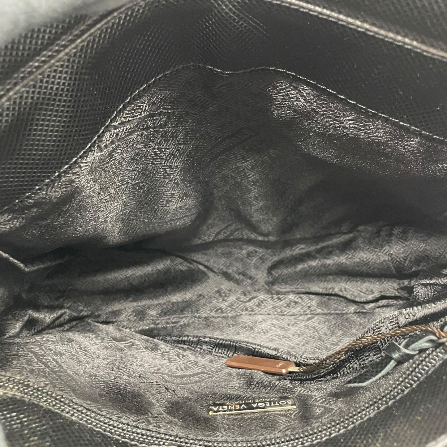 美品　Bottega Veneta ボッテガヴェネタ PVC トートバッグ ブラック シルバー金具 肩掛け可 シンプル レディース D2
