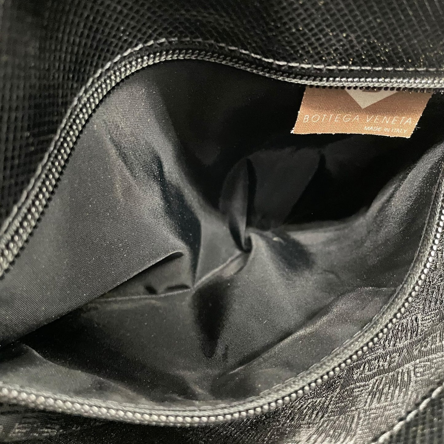 美品　Bottega Veneta ボッテガヴェネタ PVC トートバッグ ブラック シルバー金具 肩掛け可 シンプル レディース D2
