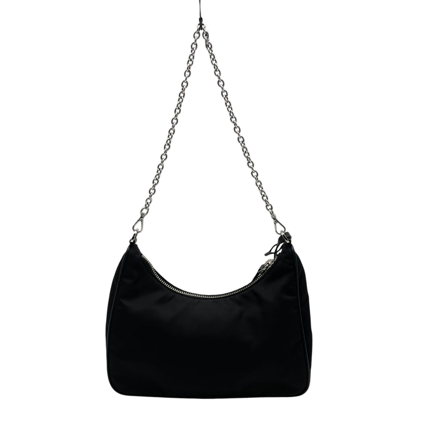 PRADA プラダ リエディション2005 ショルダーバッグ 1BH204 ブラック ナイロン Re-Edition 2005 ポーチ クロシェット キーリング ストラップ付 C4