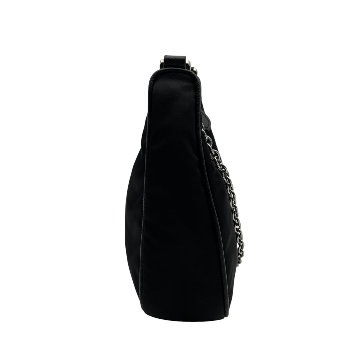 PRADA プラダ リエディション2005 ショルダーバッグ 1BH204 ブラック ナイロン Re-Edition 2005 ポーチ クロシェット キーリング ストラップ付 C4