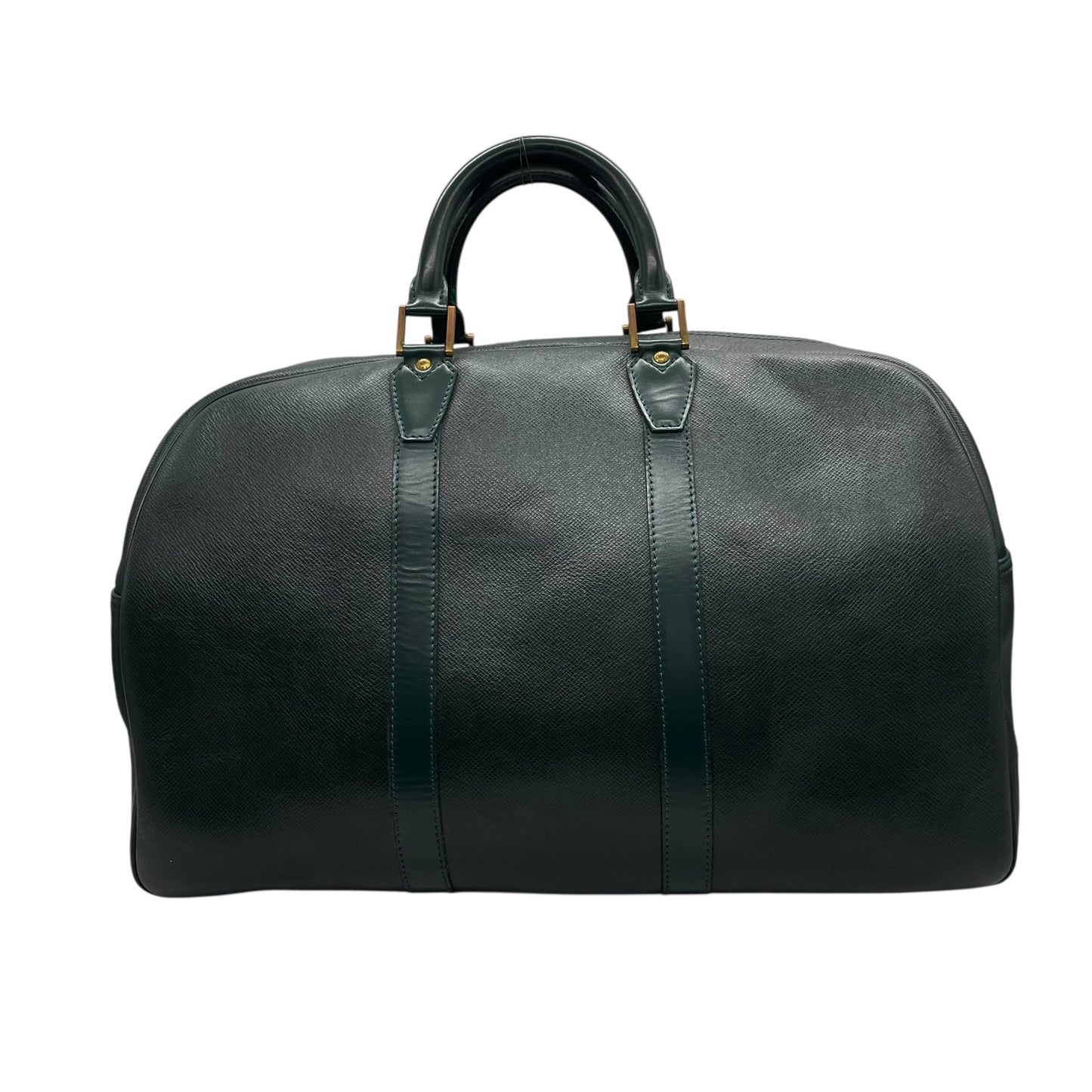 ルイヴィトン LOUIS VUITTON タイガ ケンダル47 2way ボストンバッグ ショルダーバッグ トラベル 旅行 出張 レザー 本革 グリーン 緑 金具 エレガント クラシック ビンテージ 上品 高級 紳士 メンズ カバン 鞄 斜め掛け可 自立可 D