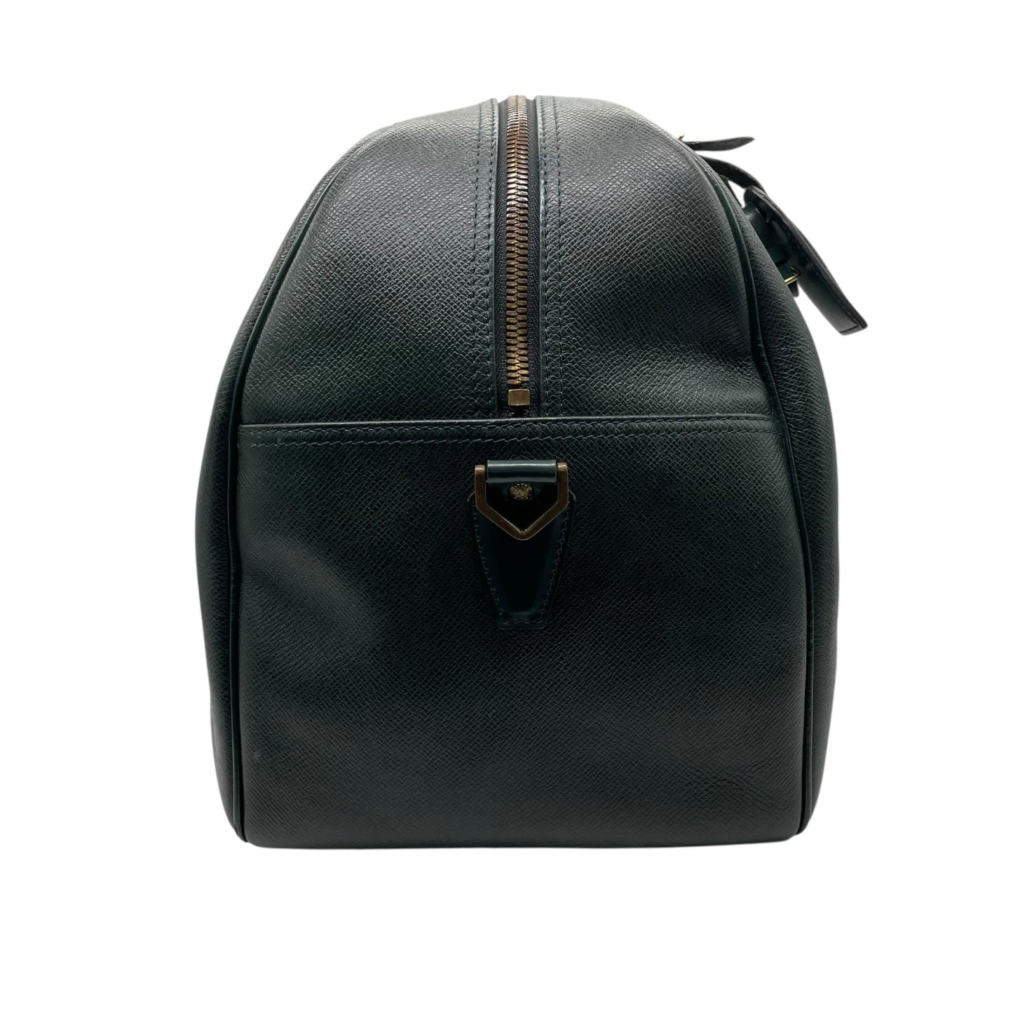 ルイヴィトン LOUIS VUITTON タイガ ケンダル47 2way ボストンバッグ ショルダーバッグ トラベル 旅行 出張 レザー 本革 グリーン 緑 金具 エレガント クラシック ビンテージ 上品 高級 紳士 メンズ カバン 鞄 斜め掛け可 自立可 D