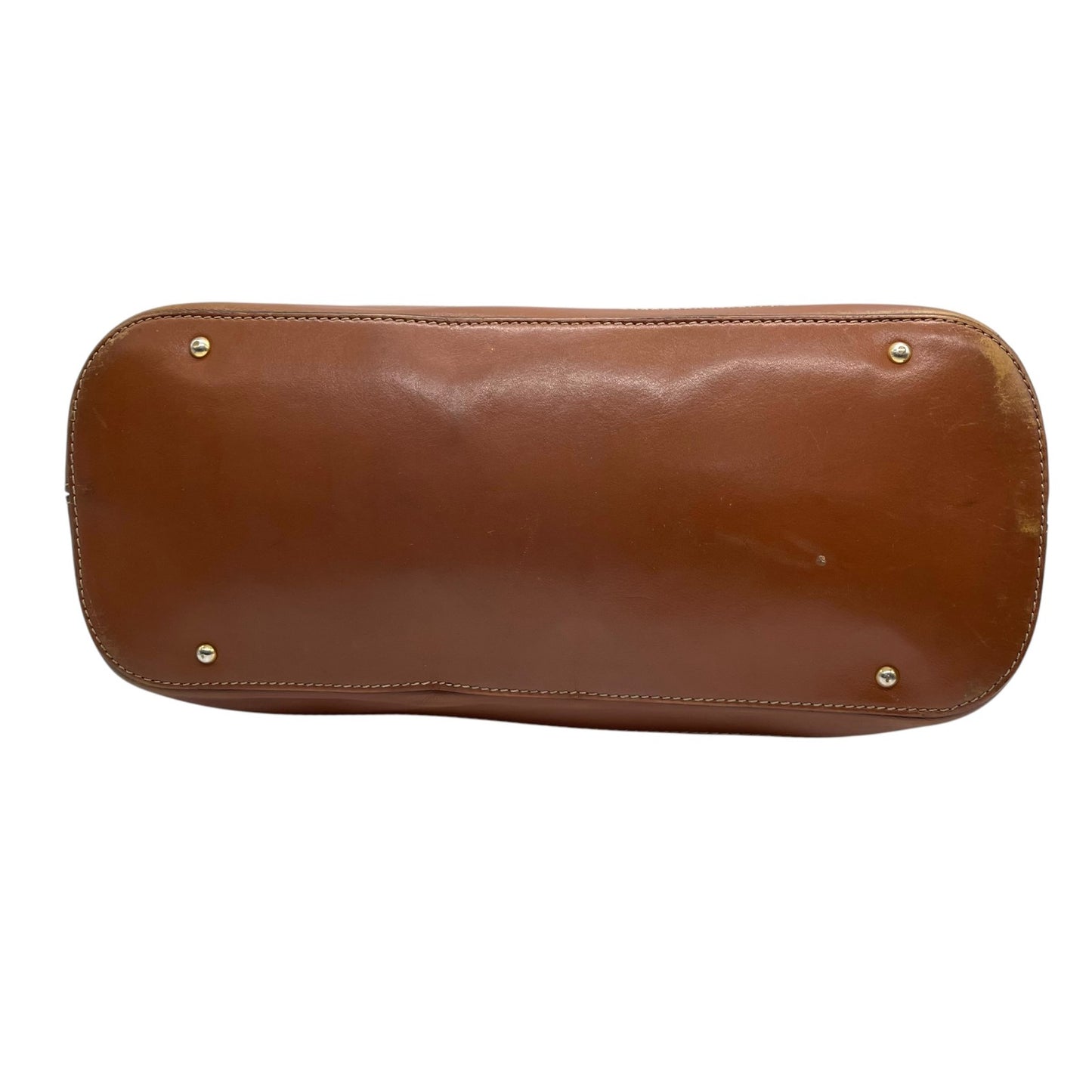 CELINE セリーヌ リング ターンロック 2way ハンドバッグ ショルダーバッグ ブラウン ゴールド金具 ヴィンテージ E2