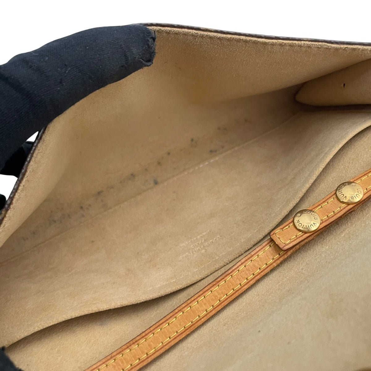 ルイヴィトン LOUIS VUITTON ポシェットツイン GM モノグラム ショルダーバッグ クラッチバッグ ポーチ 2WAY 斜め掛け 肩掛け PVC レザー 本革 ブラウン 茶 ゴールド金具 ヴィンテージ エレガント クラシカル レディース K2