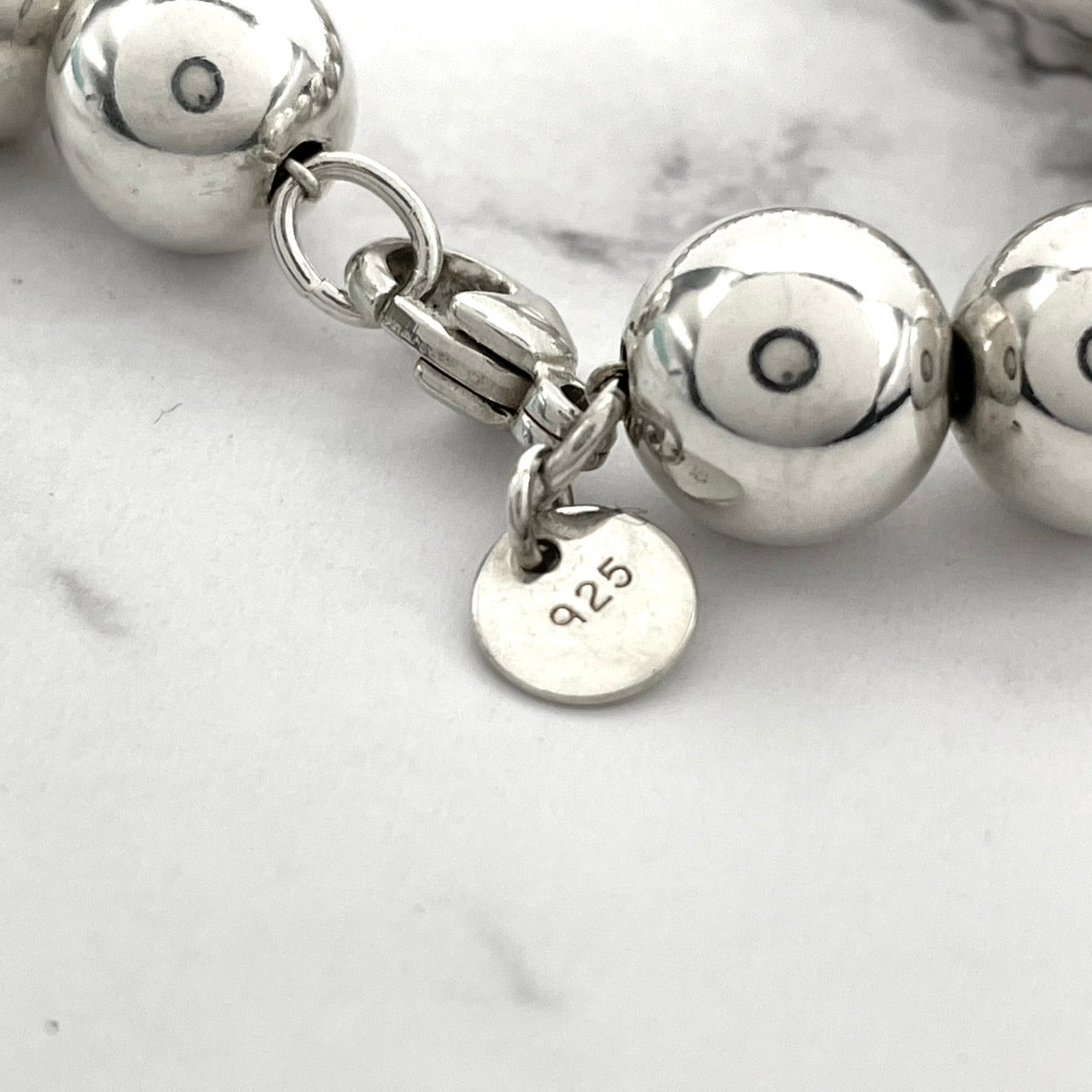 美品 Tiffany & Co. ブレスレット ハードウェア ボール シルバー925 ヴィンテージ オールドティファニー 研磨済み ユニセックス I7