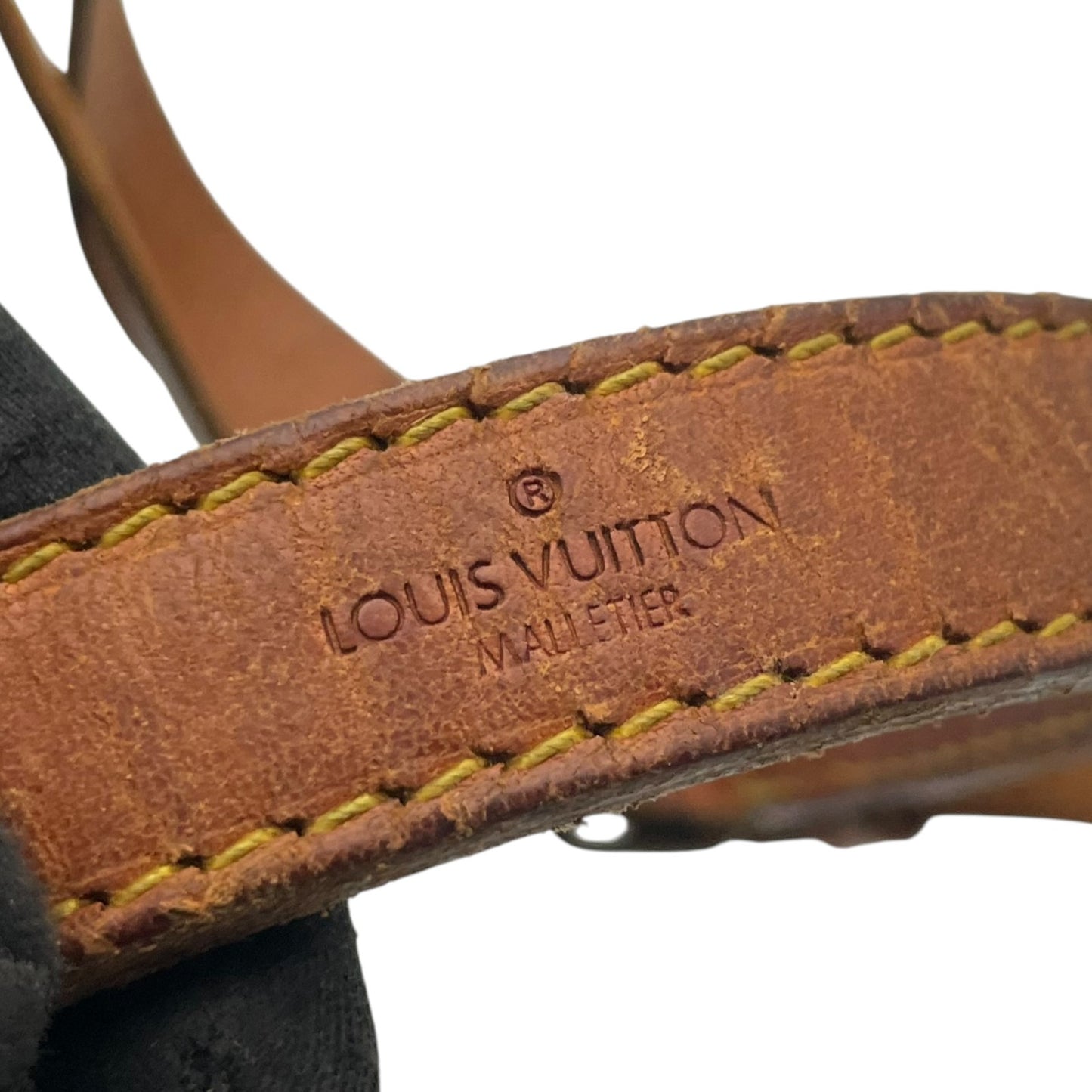 Louis Vuitton ルイヴィトン バッグ モノグラム ノエ 巾着型 ワンショルダーバッグ 巾着バッグ 本革 ヌメ革 ブラウン 茶系 金具ゴールド ヴィンテージ クラシック エレガント 普段使い レディース D5
