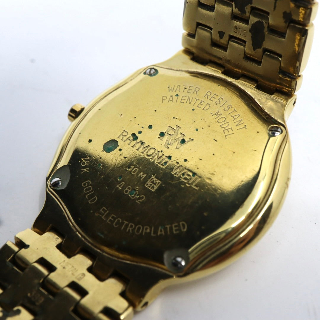 Raymond Weil レイモンド・ウェイル Fidélio フィデリオ 18KGP クオーツ 32mm シャンパンゴールド文字盤 クリスタルベゼル 約94石 ユニセックス g13