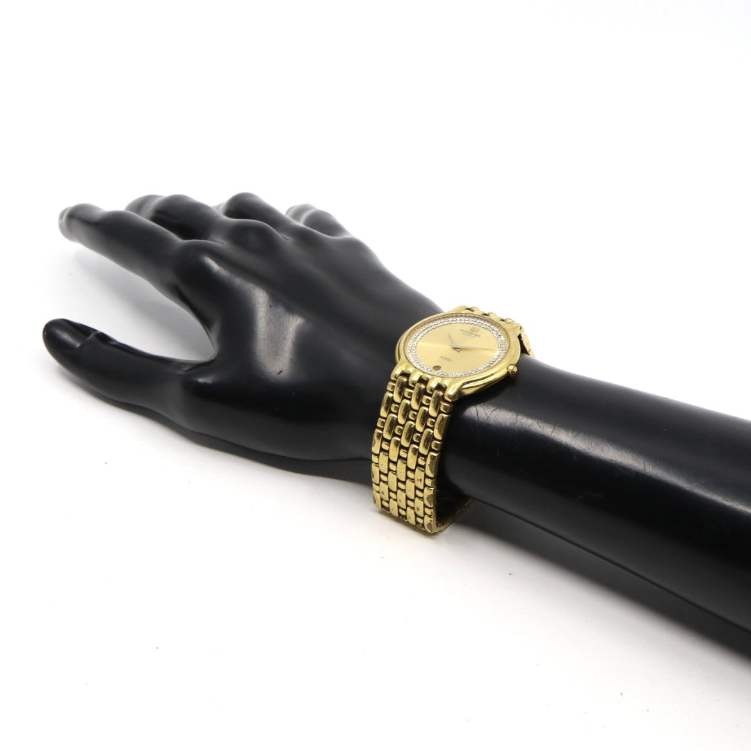 Raymond Weil レイモンド・ウェイル Fidélio フィデリオ 18KGP クオーツ 32mm シャンパンゴールド文字盤 クリスタルベゼル 約94石 ユニセックス g13