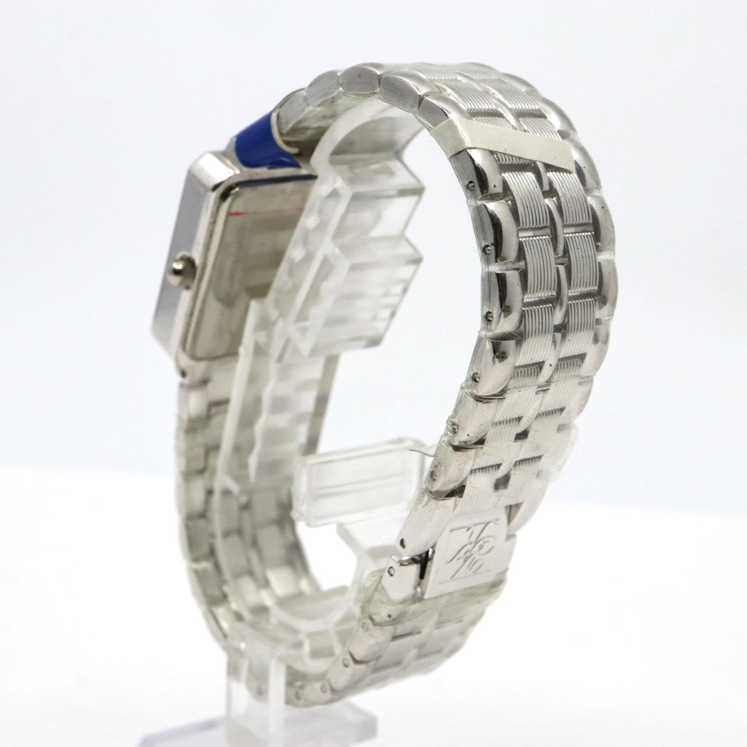 Yukiko Kimijima ユキコキミジマ YK-326P レディース 腕時計 クォーツ プラチナ999.9フィルド ステンレス スクエアケース シルバー文字盤 ジュエルインデックス g13