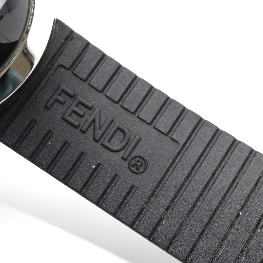 FENDI フェンディ 8010G ウォッチ 腕時計 ブラック文字盤 ドームガラス シリコンストラップ ジャンピングアワー スイス製 ユニセックス G13