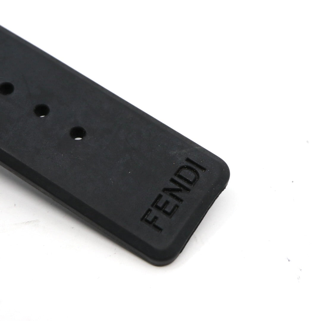 FENDI フェンディ 8010G ウォッチ 腕時計 ブラック文字盤 ドームガラス シリコンストラップ ジャンピングアワー スイス製 ユニセックス G13