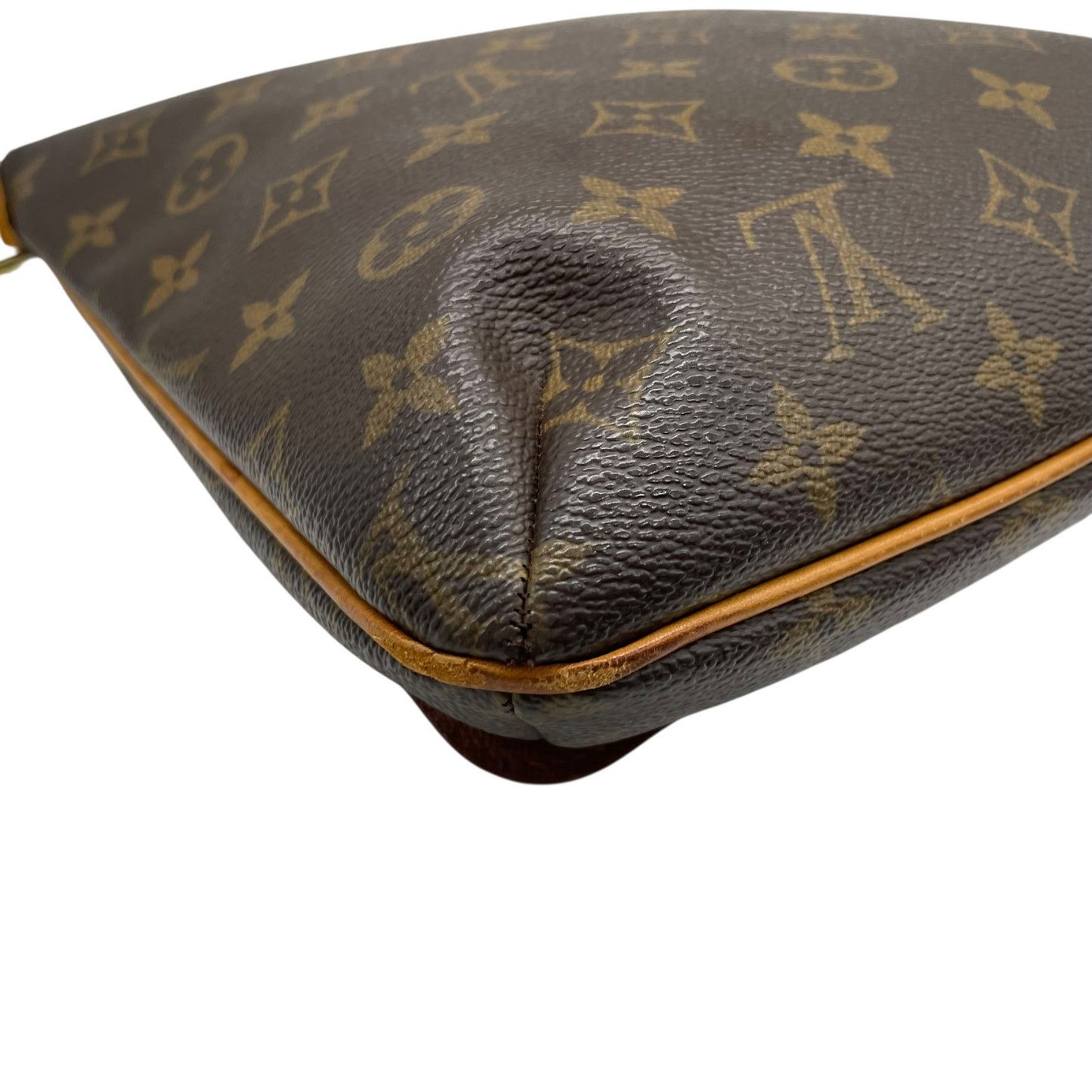 LOUIS VUITTON ルイヴィトン モノグラム ミュゼットサルサ ショート ショルダーバッグ PVC レザー ブラウン ゴールド金具 レディース エレガント クラシック ビンテージ 肩掛け 鞄 デイリーユース 定番 人気 本革 普段使い K4