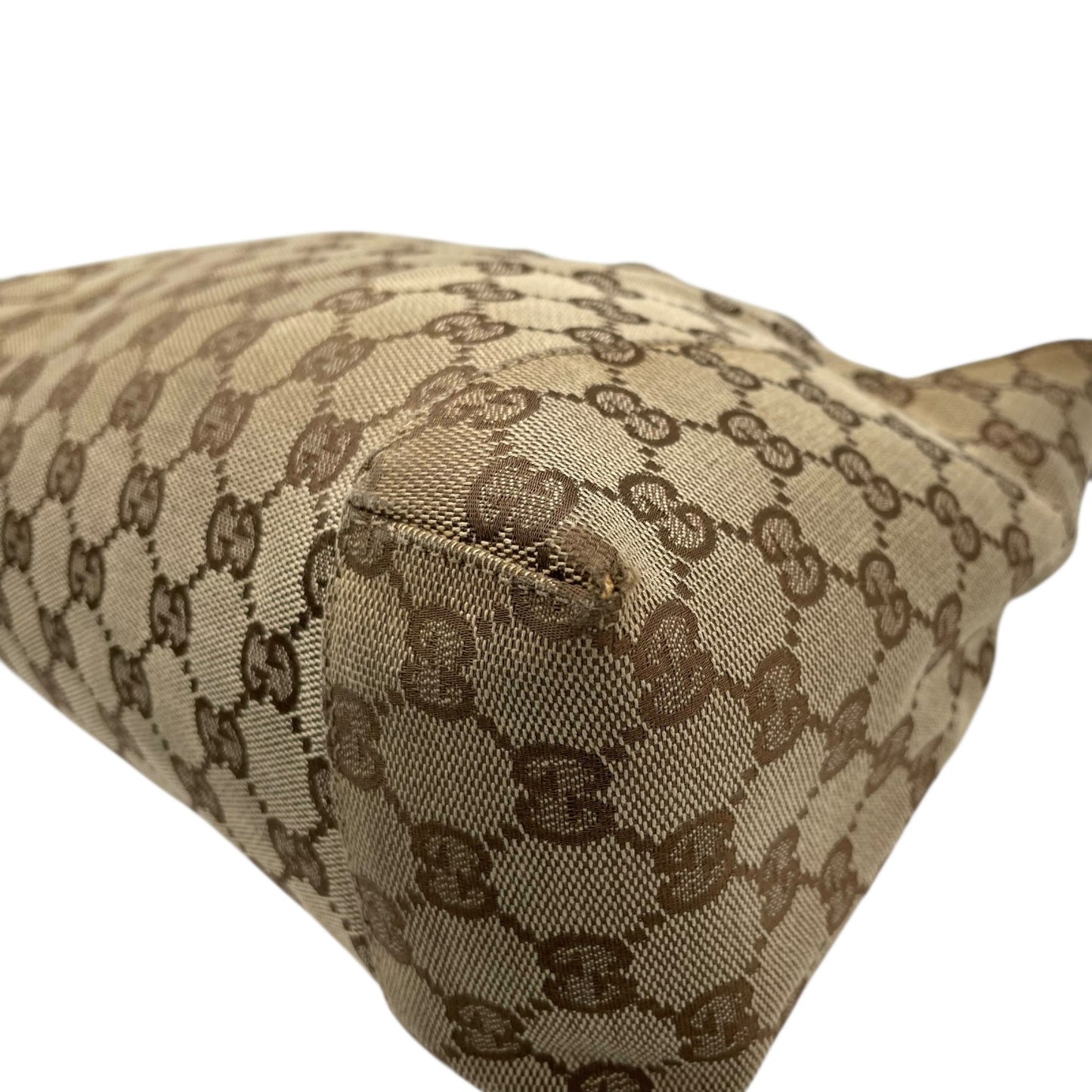 グッチ GUCCI GGキャンバス ハンドバッグ ワンショルダー レザー 本革 キャンバス 茶 ブラウン ボルドー シルバー金具 レディース ヴィンテージ クラシック エレガント 上品 お出かけ デイリー 通勤 通学 希少 オシャレ カバン B1
