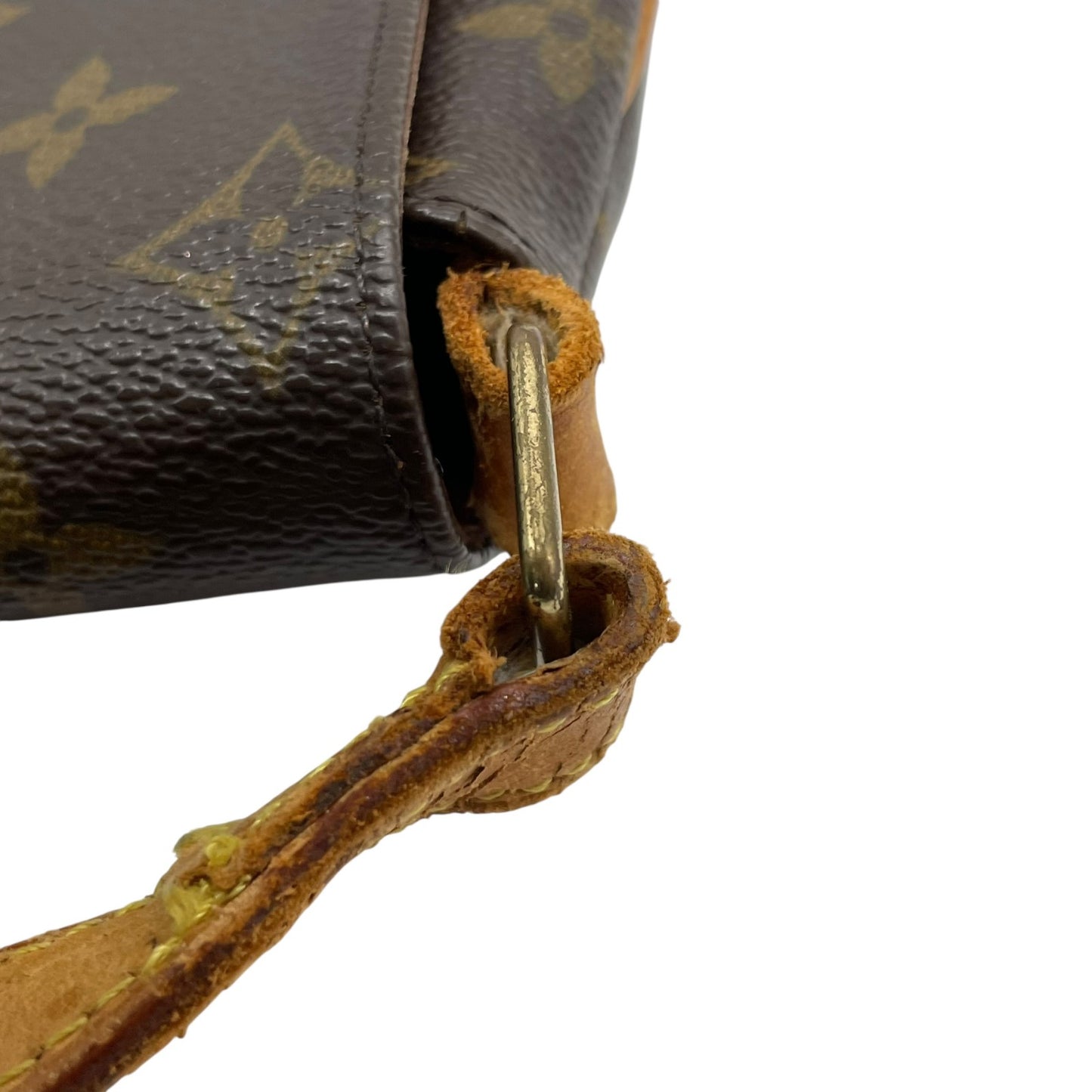 LOUIS VUITTON ルイヴィトン モノグラム ミュゼットサルサ ショート ショルダーバッグ PVC レザー ブラウン ゴールド金具 レディース エレガント クラシック ビンテージ 肩掛け 鞄 デイリーユース 定番 人気 本革 普段使い K4