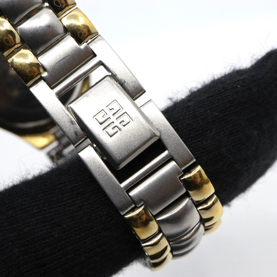 美品 ジバンシー GIVENCHY ライフ LIFE KM.07.XV レディース 腕時計 クォーツ アナログ コンビカラー ゴールド シルバー 4Gロゴ スイス製 ステンレス ラウンド ドレスウォッチ ビンテージ クラシック 上品 エレガント 稼働品 G8