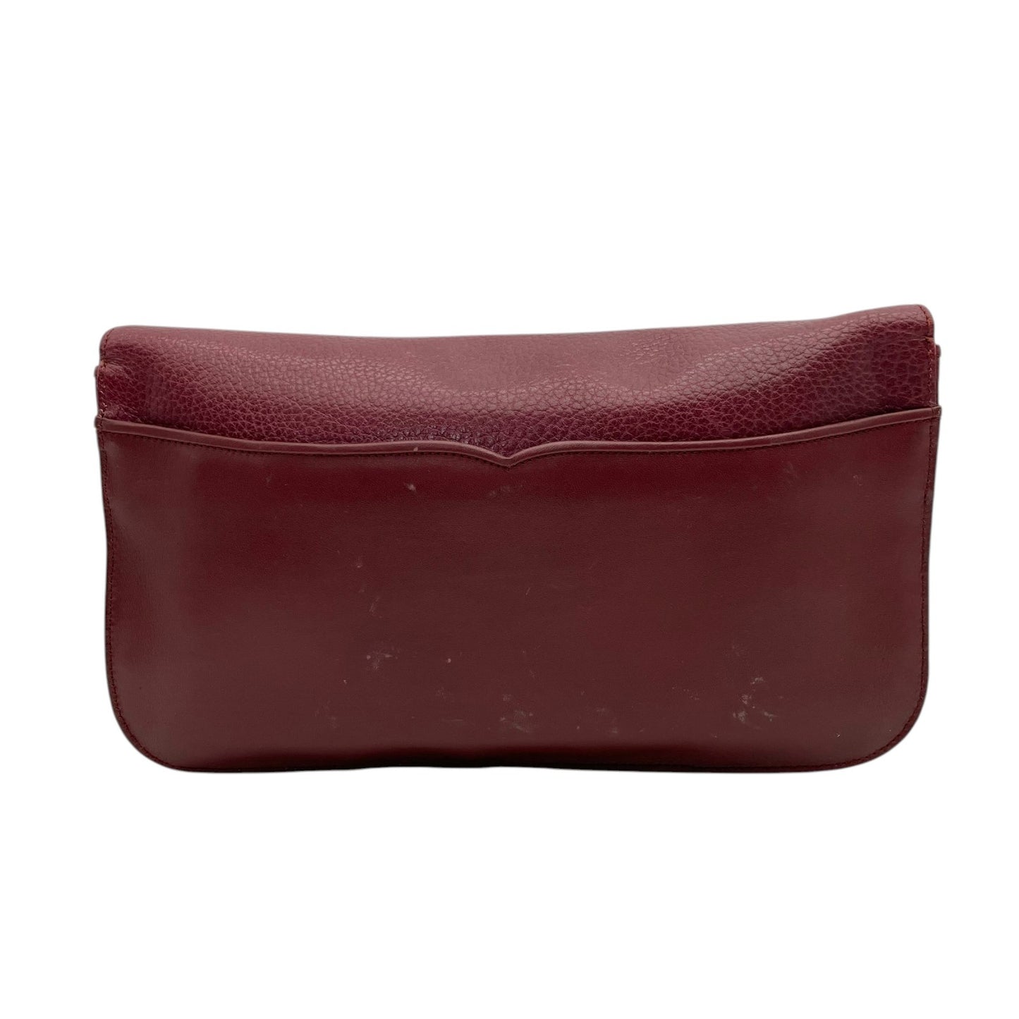 Cartier カルティエ Must de Cartier マストライン クラッチバッグ ボルドー レザー ゴールド金具 セカンドバッグ メンズ S93