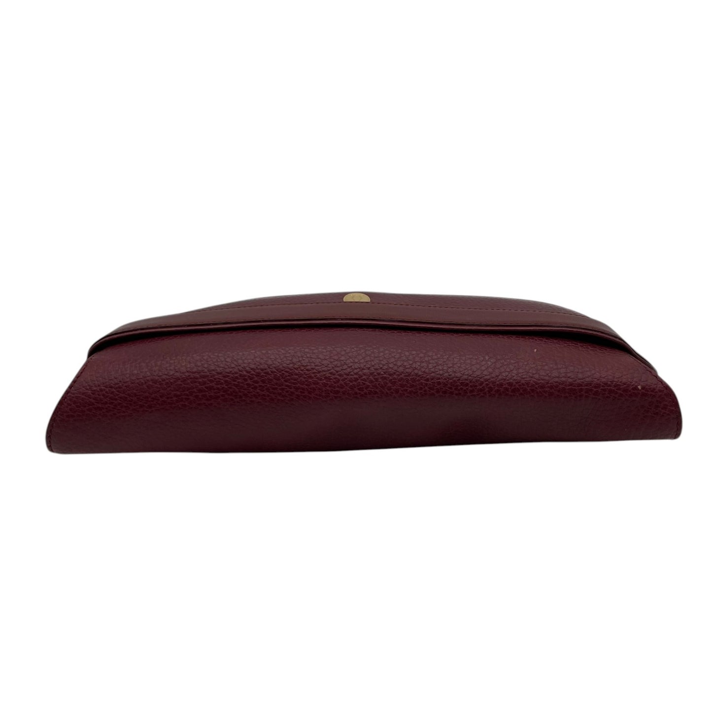 Cartier カルティエ Must de Cartier マストライン クラッチバッグ ボルドー レザー ゴールド金具 セカンドバッグ メンズ S93