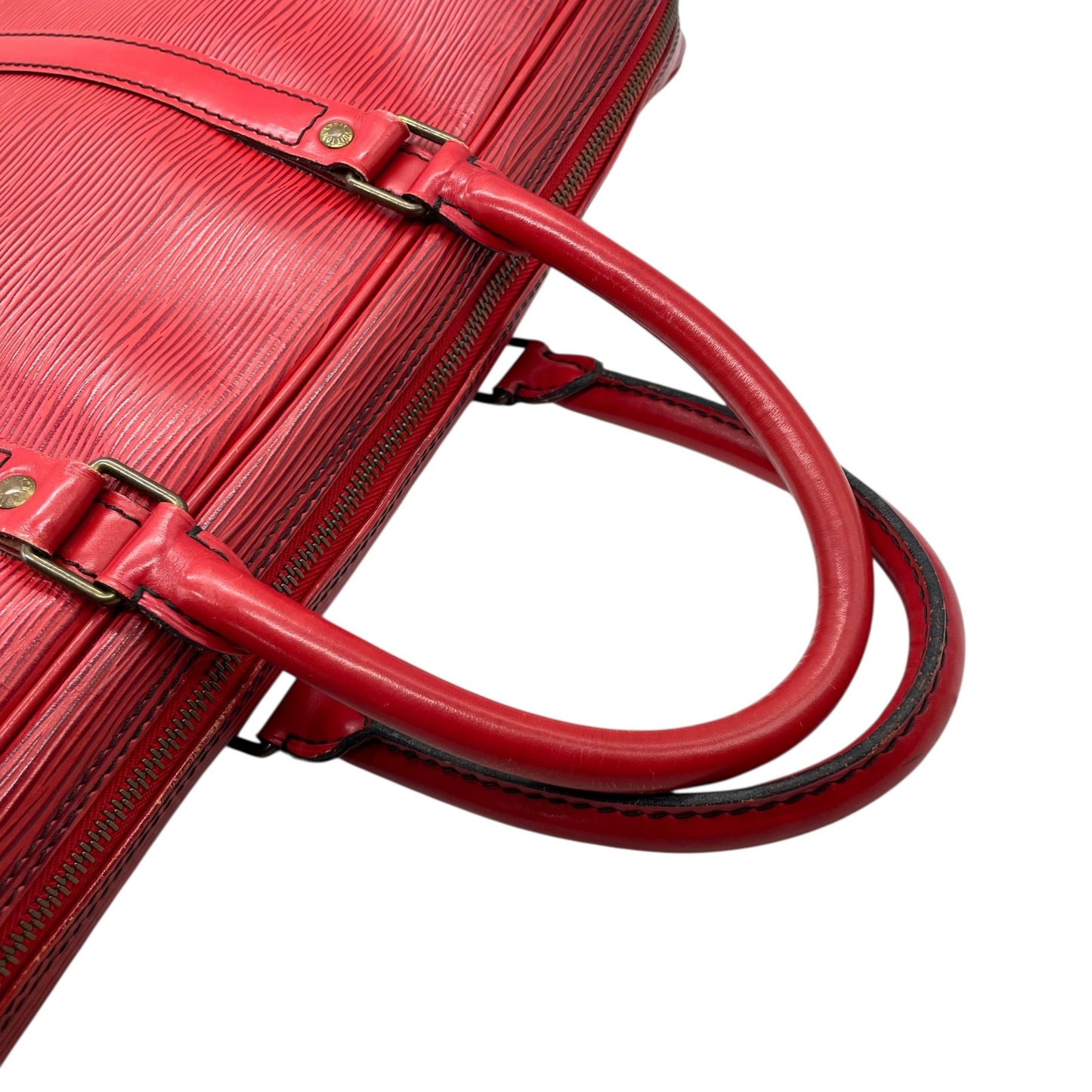 ルイ・ヴィトン LOUIS VUITTON エピ ブリーフケース ビジネスバッグ ハンドバッグ レザー 本革 レッド 赤 ゴールド金具 メンズ レディース ユニセックス 男女兼用 ヴィンテージ クラシック エレガント 通勤 ビジネス A4収納可 自立可 B