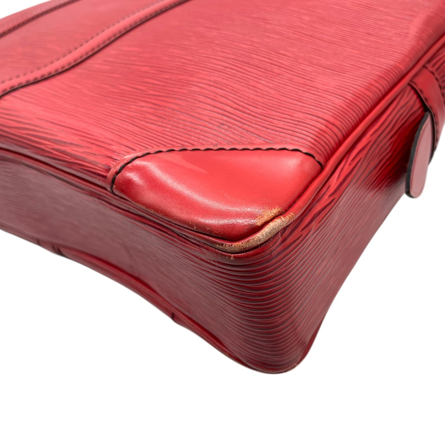 ルイ・ヴィトン LOUIS VUITTON エピ ブリーフケース ビジネスバッグ ハンドバッグ レザー 本革 レッド 赤 ゴールド金具 メンズ レディース ユニセックス 男女兼用 ヴィンテージ クラシック エレガント 通勤 ビジネス A4収納可 自立可 B