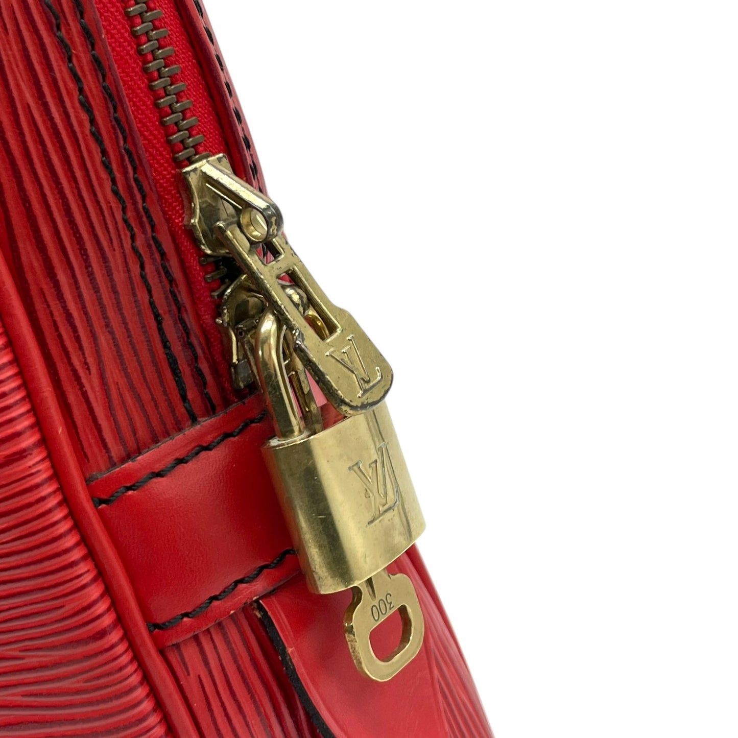 ルイ・ヴィトン LOUIS VUITTON エピ ブリーフケース ビジネスバッグ ハンドバッグ レザー 本革 レッド 赤 ゴールド金具 メンズ レディース ユニセックス 男女兼用 ヴィンテージ クラシック エレガント 通勤 ビジネス A4収納可 自立可 B