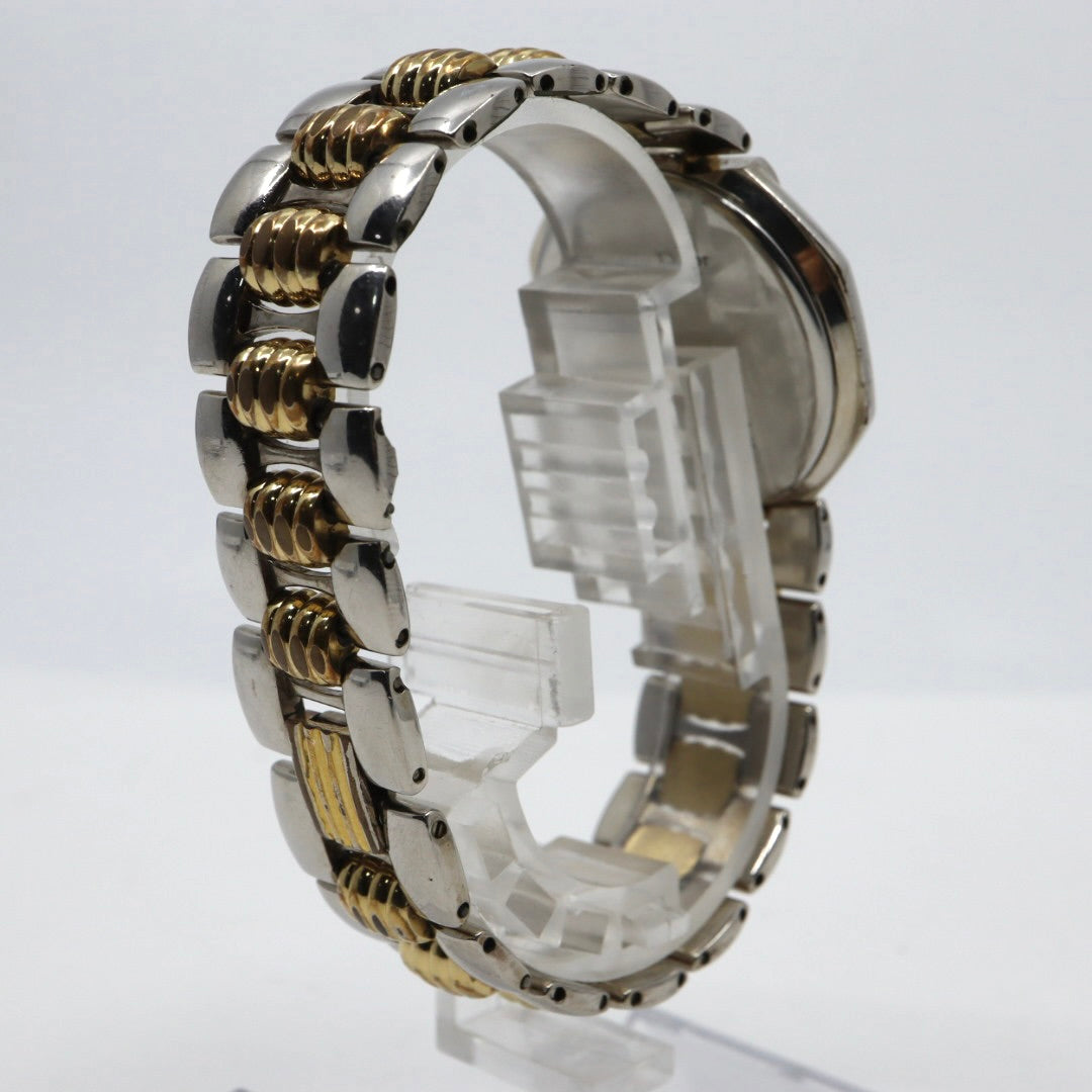 美品 クリスチャンディオール Christian Dior オクタゴン Octagon D45-204 メンズ ボーイズ クォーツ アナログ デイト 3針 コンビカラー ゴールド シルバー 八角形 ビンテージ クラシック レトロ ドレスウォッチ 稼働品 G8